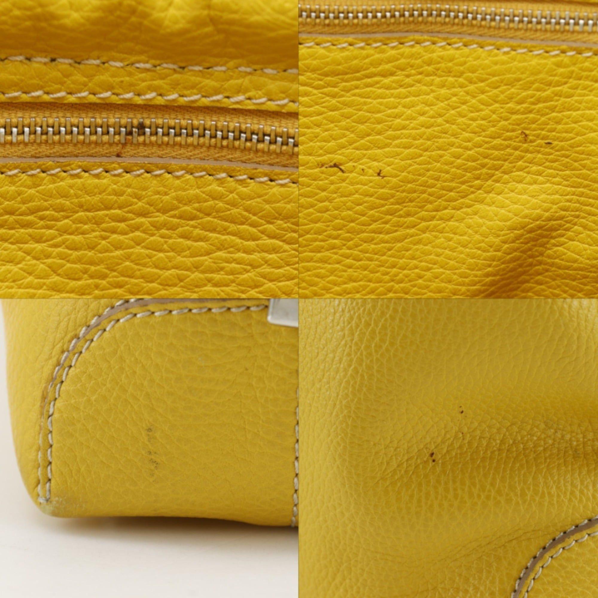 Tod's Tod's D-Bag Tote Bag, Leather, Yellow, A4 Size, Women's Size ONE SIZE - 9 Thumbnail