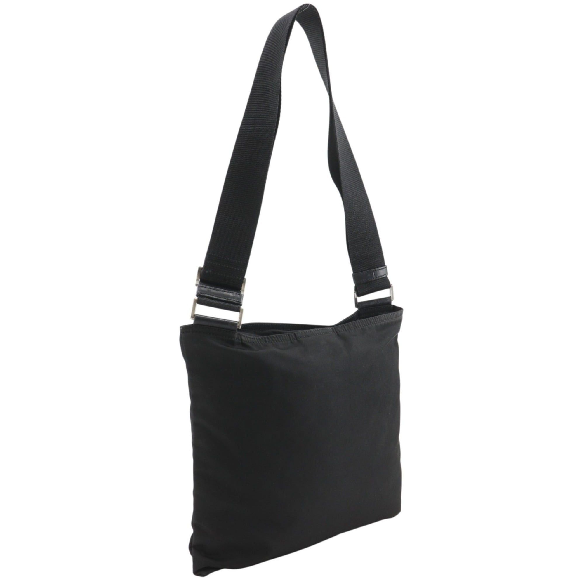 Prada Prada shoulder bag, nylon, black, A5 size, women's. Size ONE SIZE - 3 Thumbnail