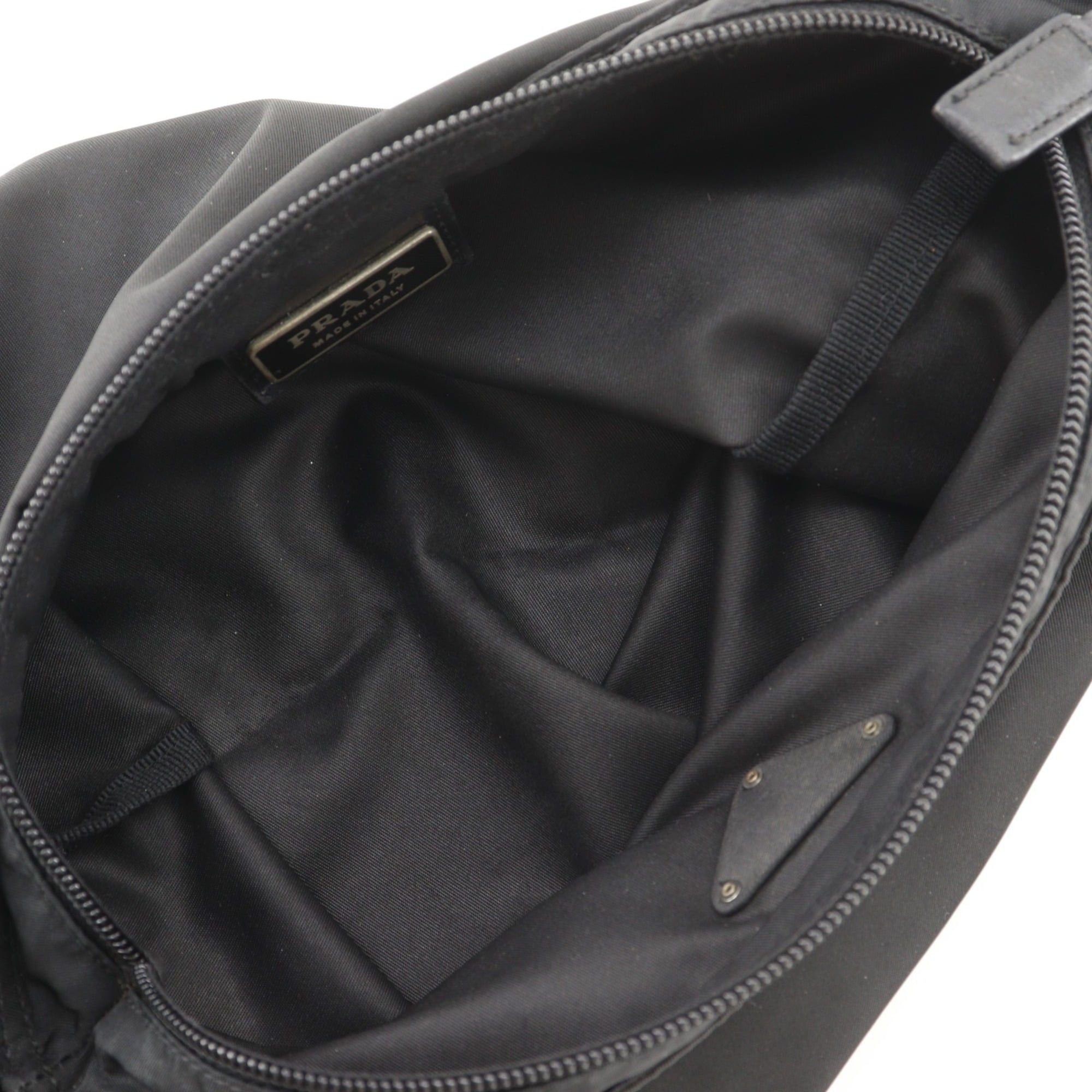 Prada Prada shoulder bag, nylon, black, A5 size, women's. Size ONE SIZE - 6 Thumbnail