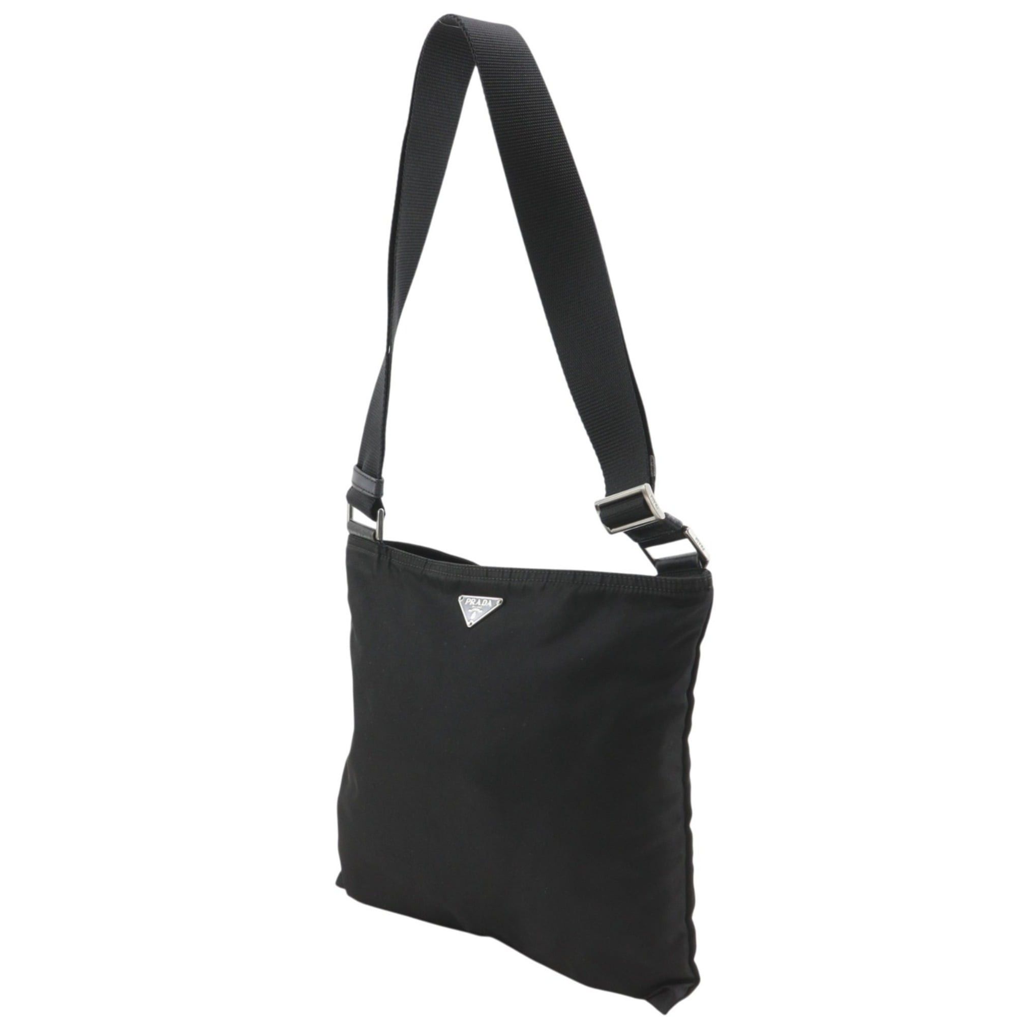 Prada Prada shoulder bag, nylon, black, A5 size, women's. Size ONE SIZE - 2 Thumbnail