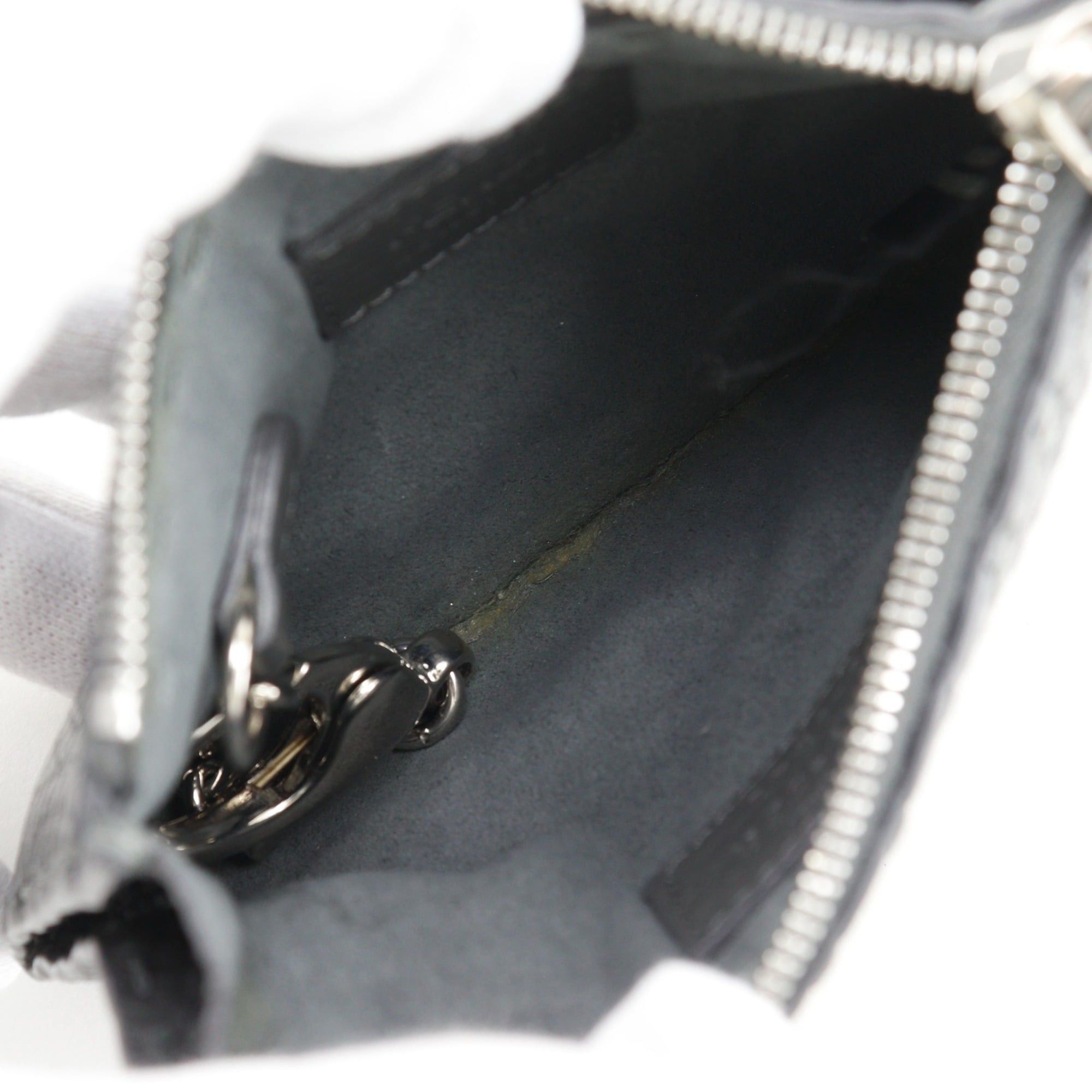 Fendi Fendi Celeria Coin Case, Leather, Gray, Unisex Size ONE SIZE - 6 Thumbnail