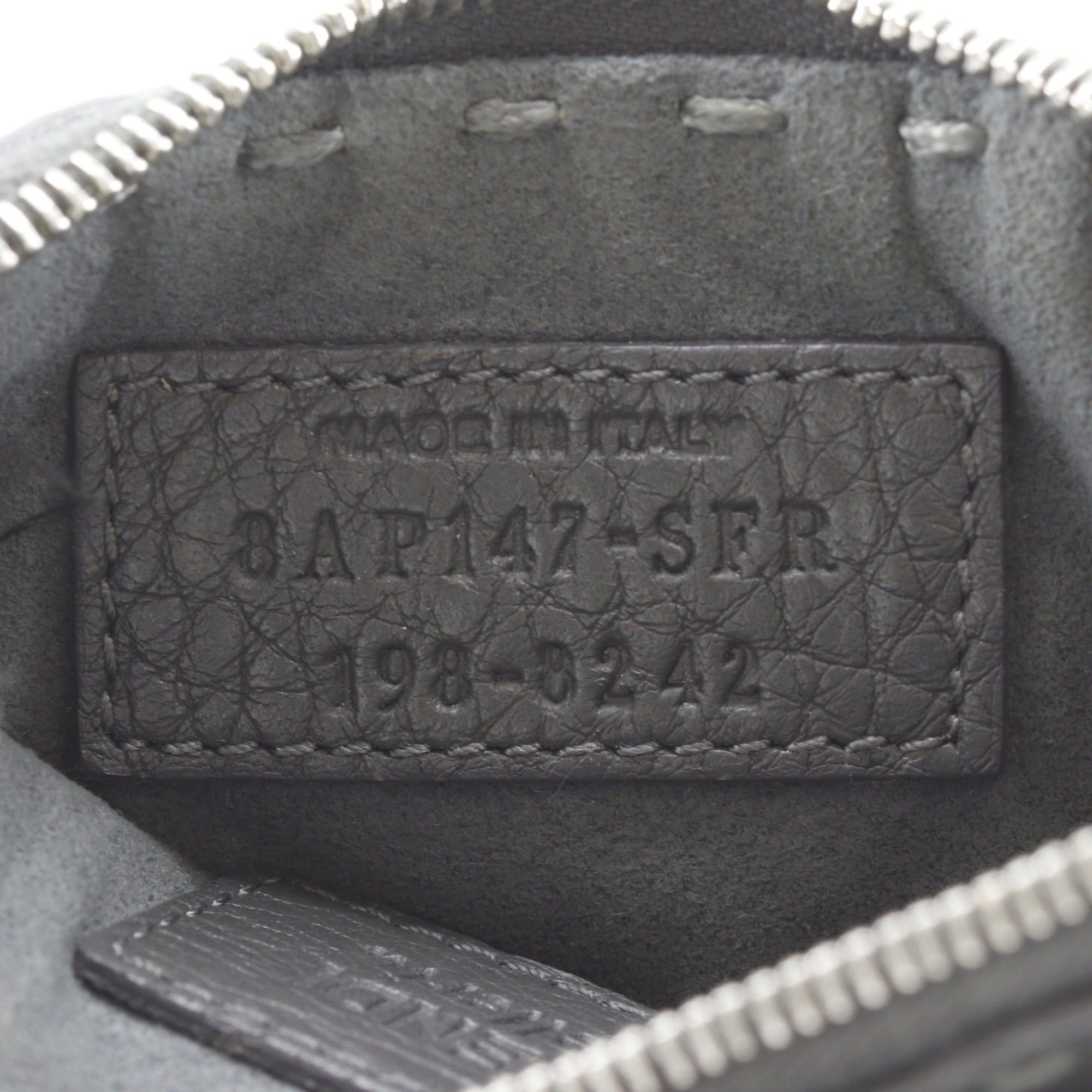 Fendi Fendi Celeria Coin Case, Leather, Gray, Unisex Size ONE SIZE - 18 Thumbnail