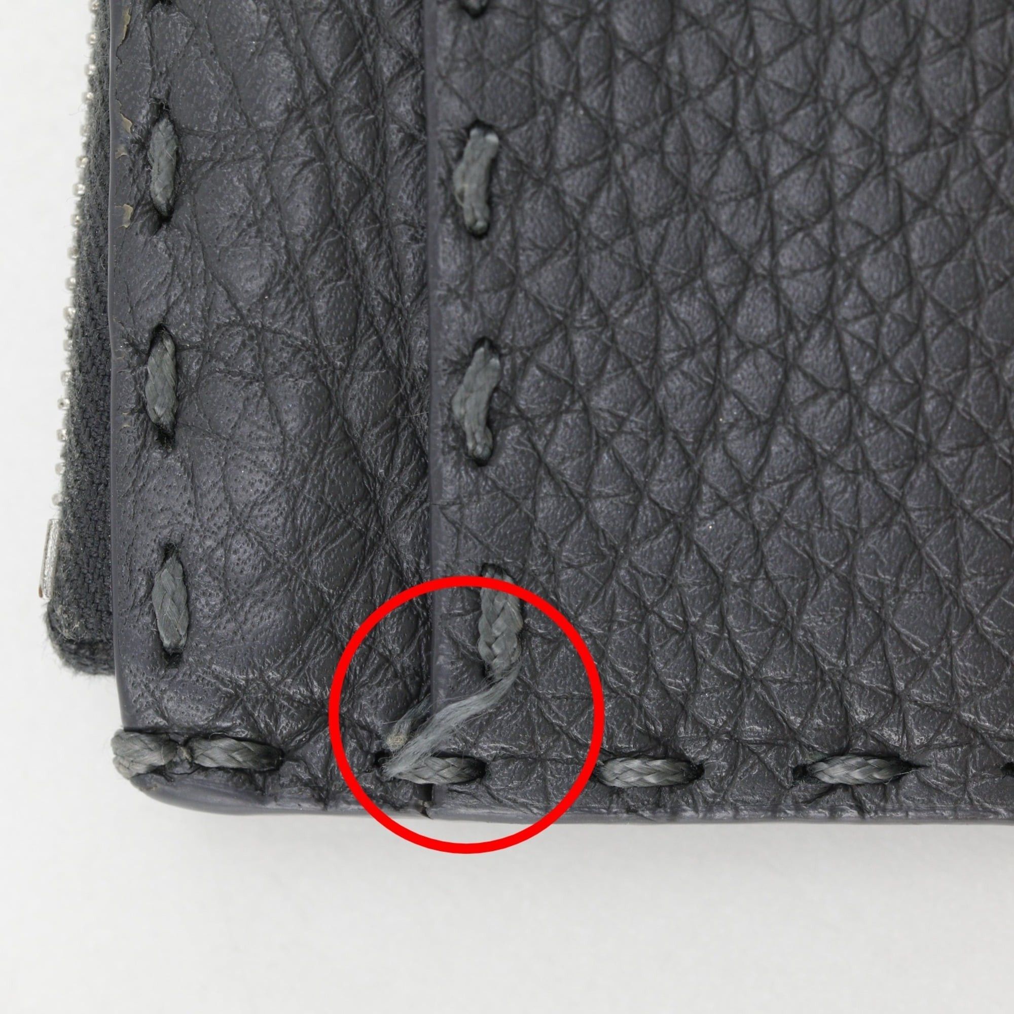 Fendi Fendi Celeria Coin Case, Leather, Gray, Unisex Size ONE SIZE - 10 Thumbnail