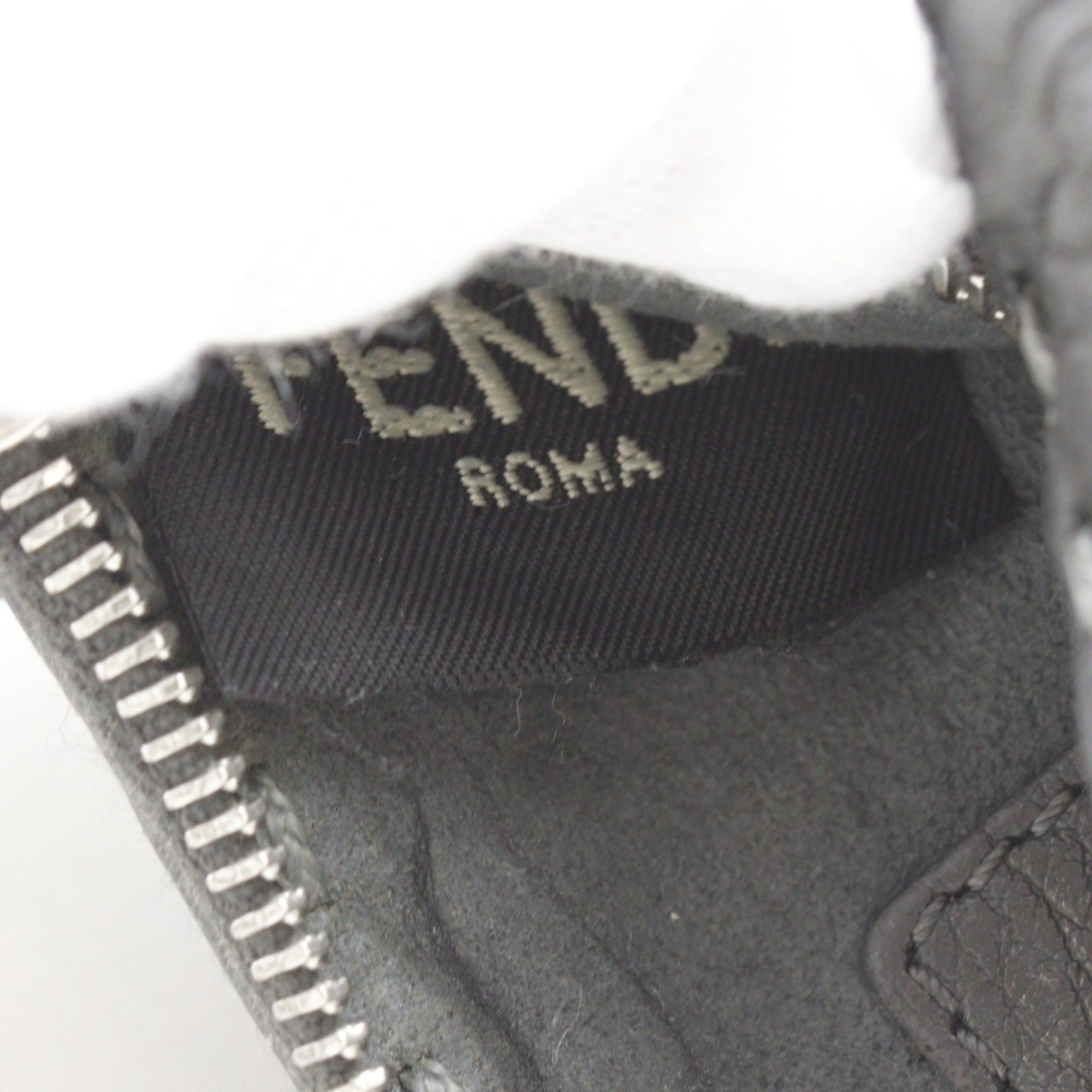 Fendi Fendi Celeria Coin Case, Leather, Gray, Unisex Size ONE SIZE - 16 Thumbnail