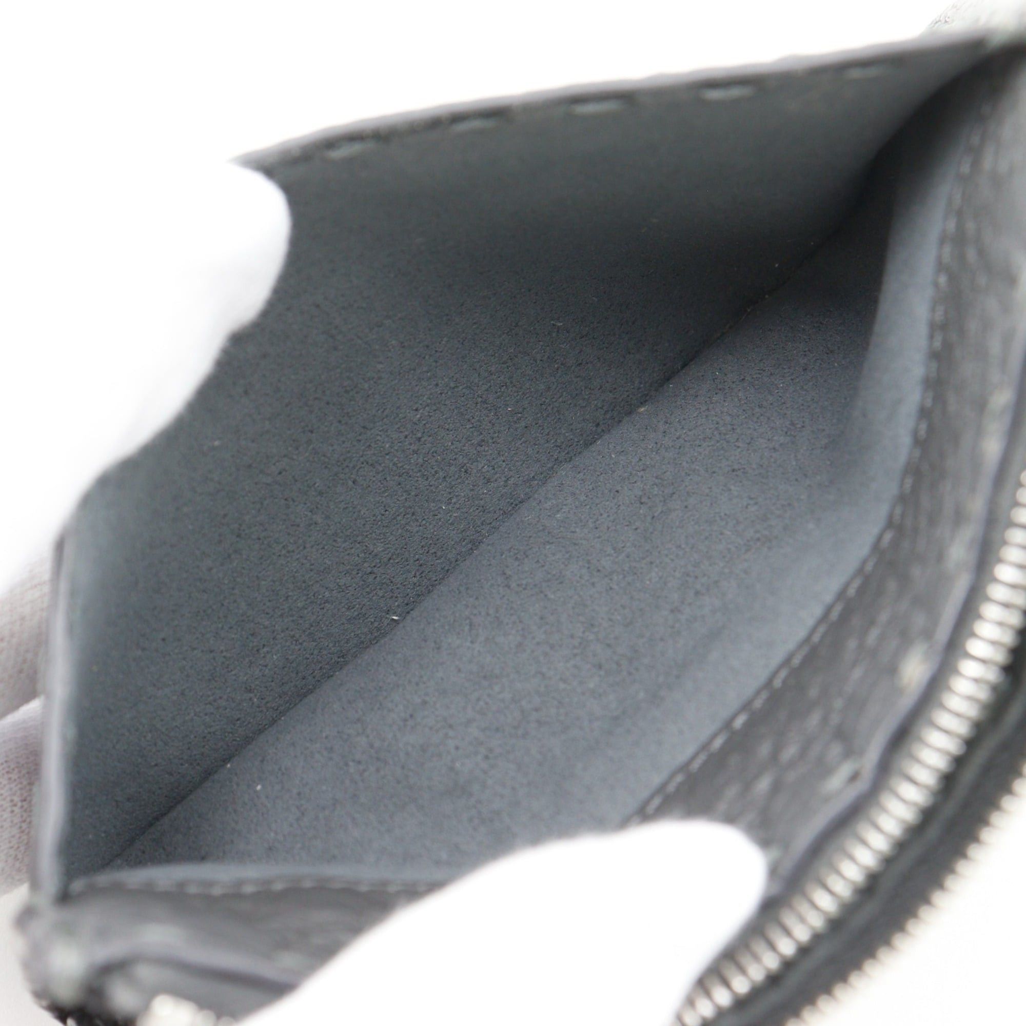 Fendi Fendi Celeria Coin Case, Leather, Gray, Unisex Size ONE SIZE - 7 Thumbnail