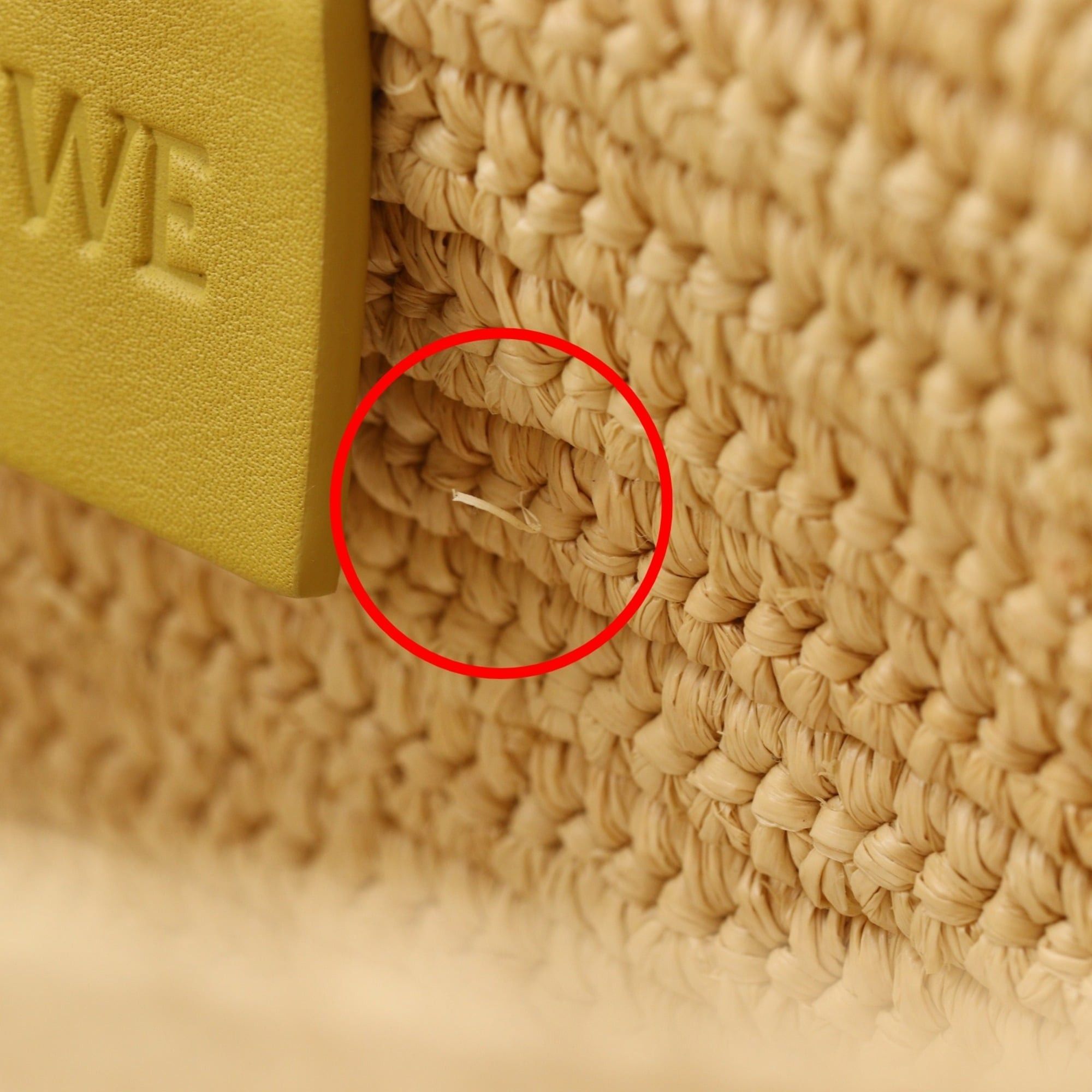 Loewe Loewe Bunny Basket Handbag, A223S17X01, Raffia x Calfskin, Made in Madagascar, Natural Beige, S22248, Women's. Size ONE SIZE - 14 Thumbnail