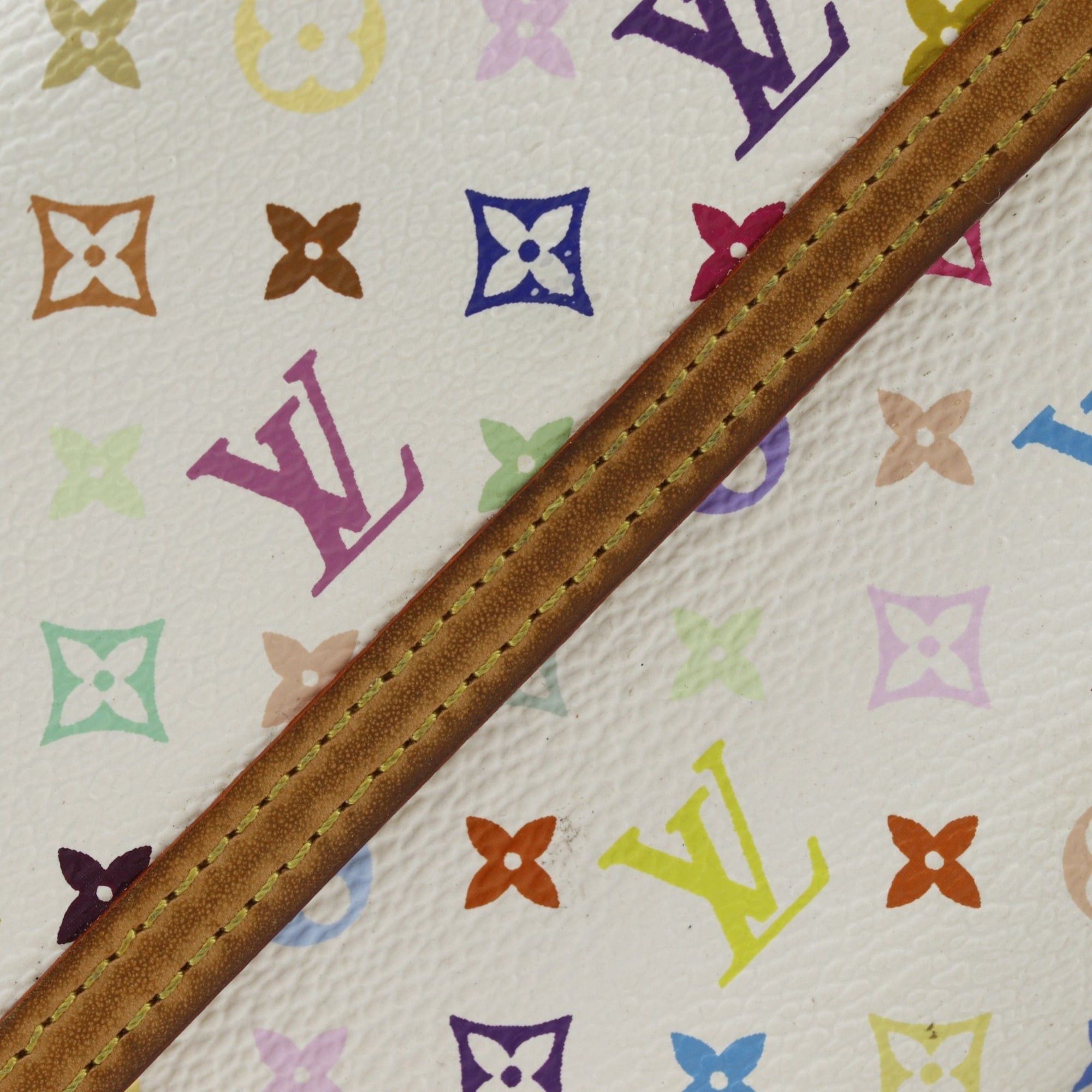 Louis Vuitton Louis Vuitton Porte Tresor International Tri-fold Long Wallet M92659 Monogram Multicolor Blanc 2006 TH0026 Snap Button Women's Size ONE SIZE - 15 Thumbnail