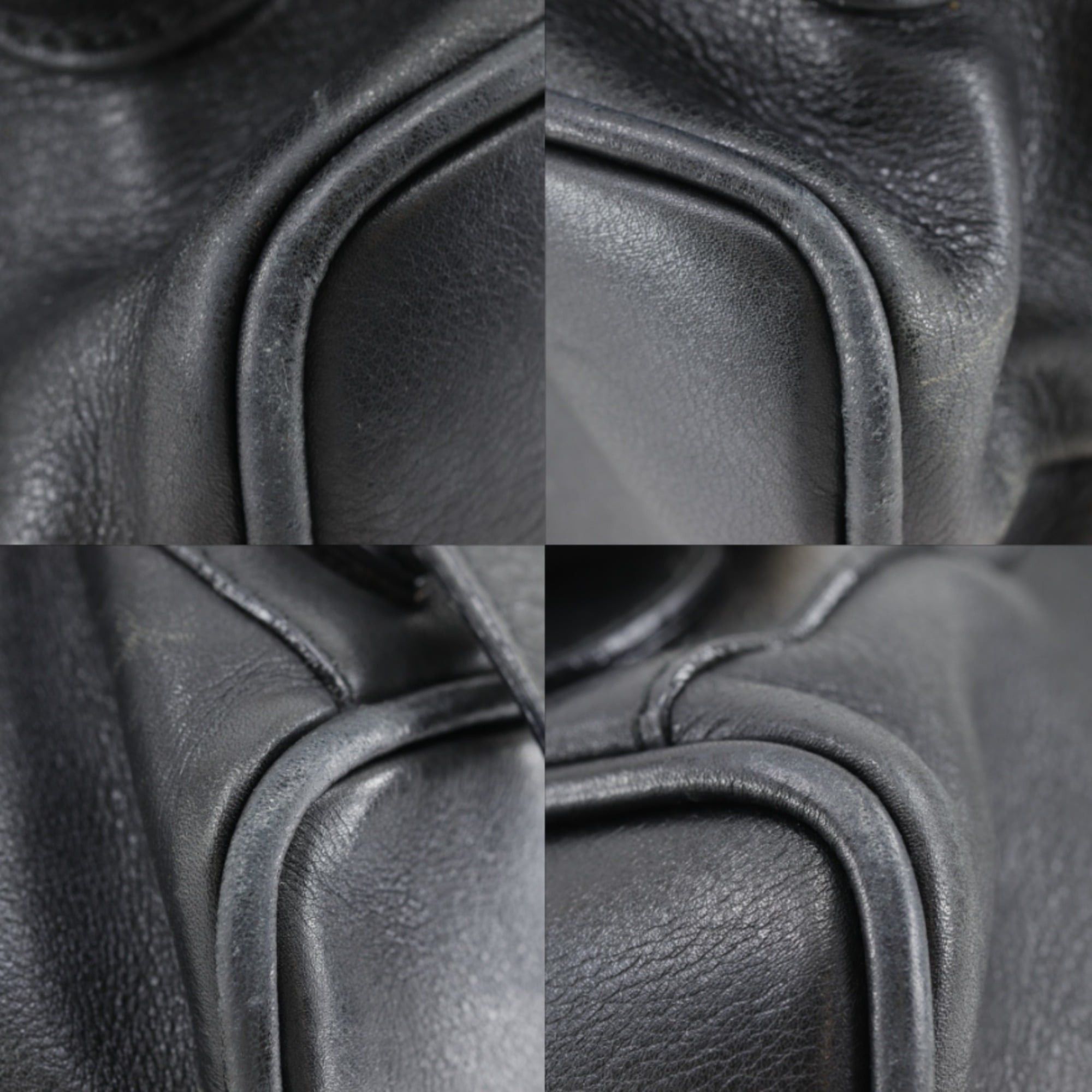 Gucci Gucci Bamboo Backpack/Daypack Bag 003.2058.0016 Leather Black 2-way A5 Flap Women's Size ONE SIZE - 4 Thumbnail