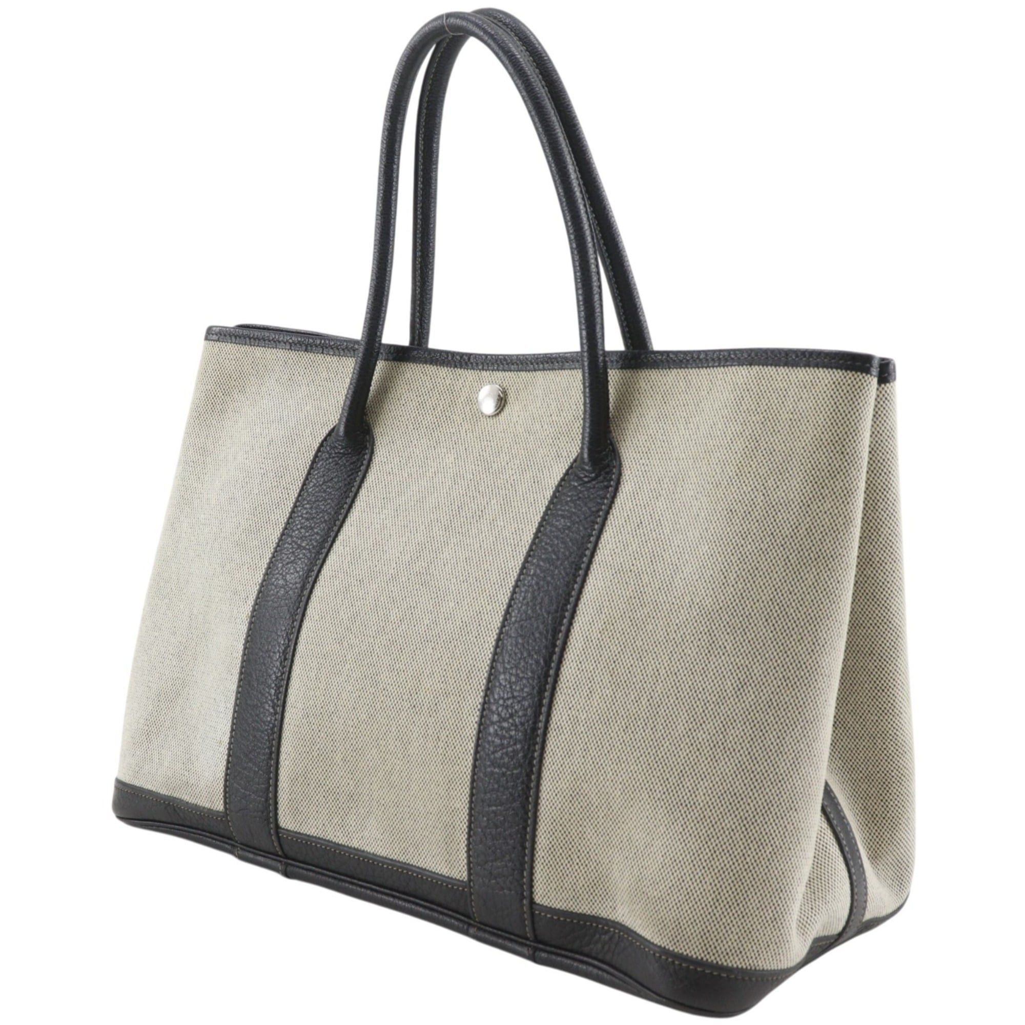 Hermes Hermes Garden Party PM 36 Tote Bag, Toile H, 2005 Model, Gray, □I, A4 size, Snap Button Closure, Women's. Size ONE SIZE - 2 Thumbnail