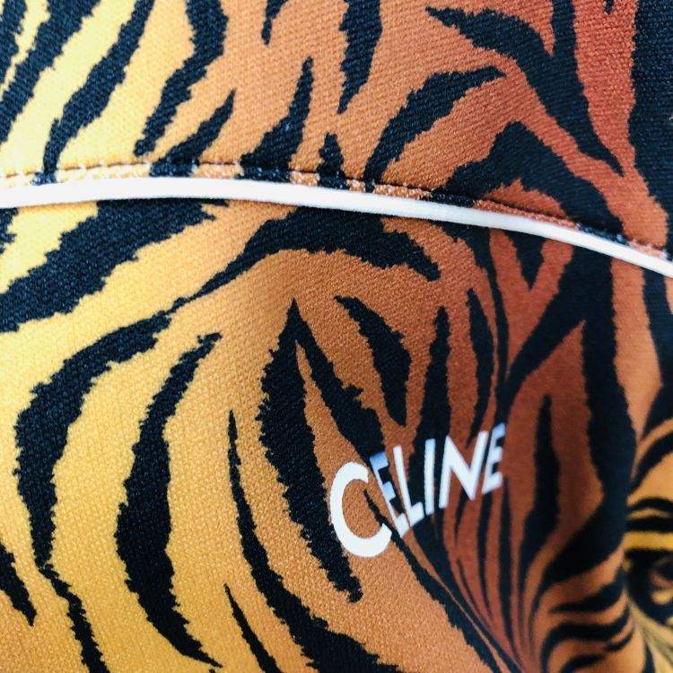 Celine Celine Tiger Print Track Jacket Size M Size US M / EU 48-50 / 2 - 8 Thumbnail