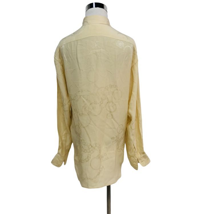 Celine Celine Tonal Chain Print Blouse Size 36 Size XS / US 0-2 / IT 36-38 - 2 Thumbnail