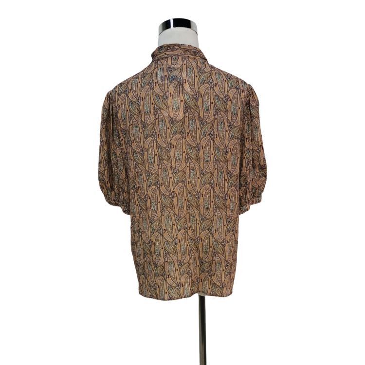 Celine Celine Paisley Tie Neck Blouse Size 38 Size S / US 4 / IT 40 - 2 Thumbnail