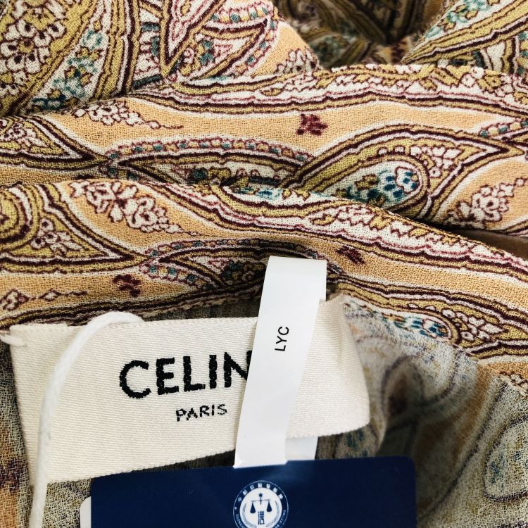 Celine Celine Paisley Tie Neck Blouse Size 38 Size S / US 4 / IT 40 - 3 Thumbnail