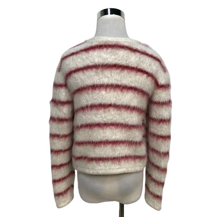 Celine Celine Striped Fuzzy Cardigan Size S Size S / US 4 / IT 40 - 2 Thumbnail