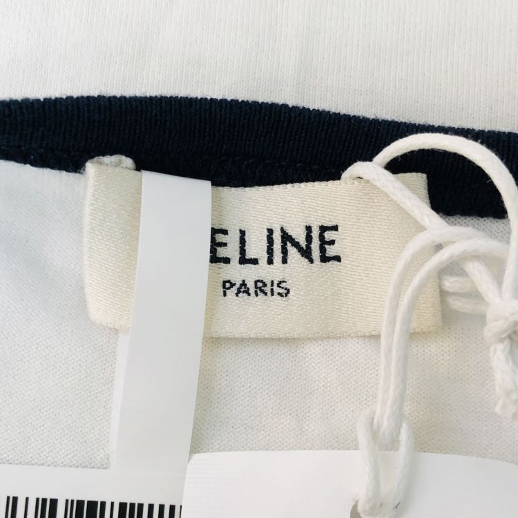 Celine Celine Ringer Logo T-Shirt Size XS Size XS / US 0-2 / IT 36-38 - 3 Thumbnail