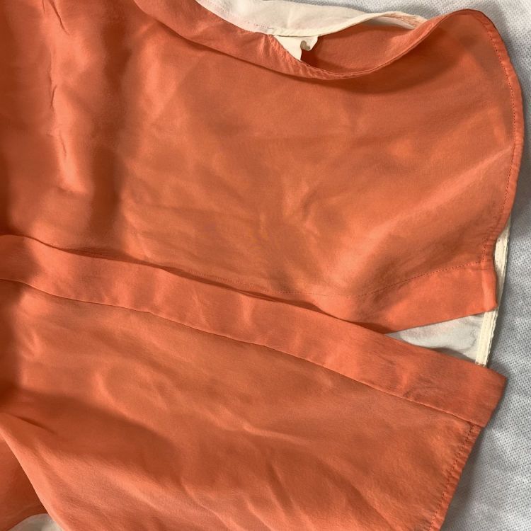 Celine Céline Colorblock Silk Blouse Size 34 Size XXS / US 00 / IT 34 - 7 Thumbnail