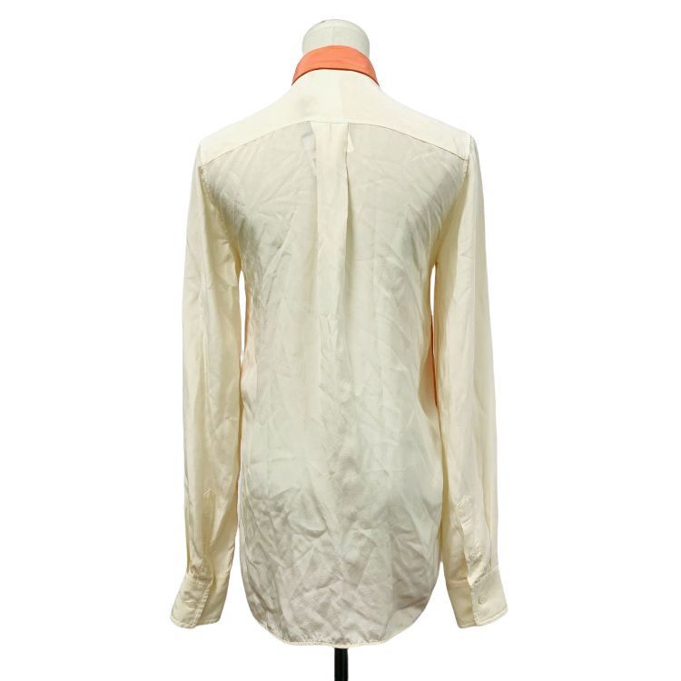 Celine Céline Colorblock Silk Blouse Size 34 Size XXS / US 00 / IT 34 - 2 Thumbnail