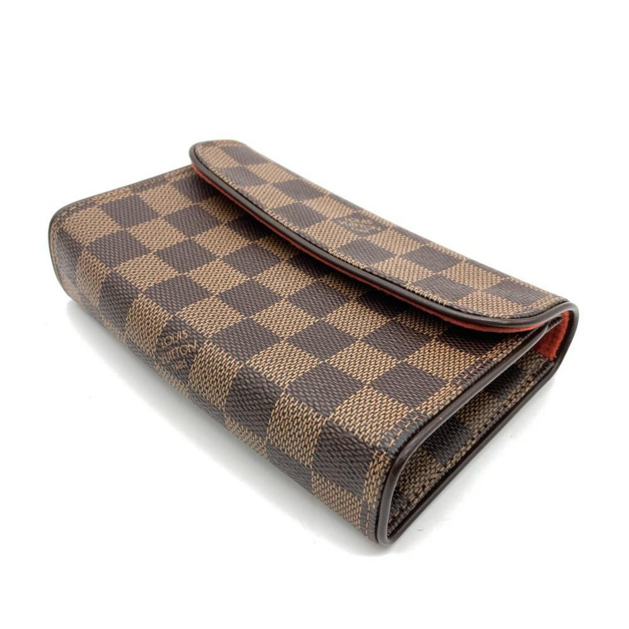 Louis Vuitton Louis Vuitton Pochette Florentine Body Bag, Damier Ebene, N51856, Brown Waist Bag Size ONE SIZE - 4 Thumbnail