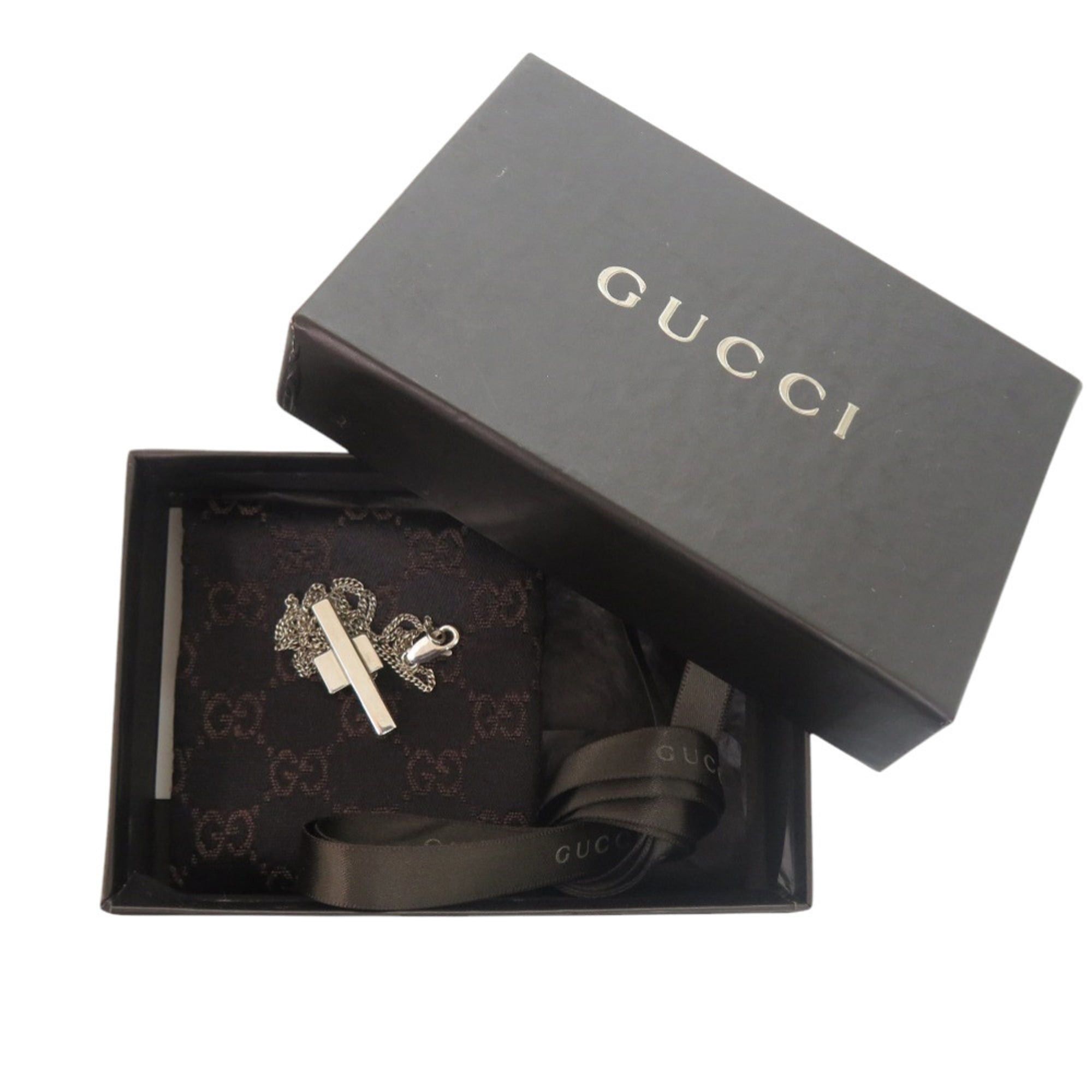Gucci Excellent condition Gucci cross motif sterling silver 925 necklace, 1646GUCCI Size ONE SIZE - 2 Thumbnail