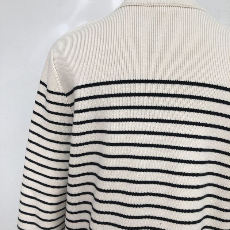 Celine Celine Striped Gold Button Sweater M Size M / US 6-8 / IT 42-44 - 10 Thumbnail