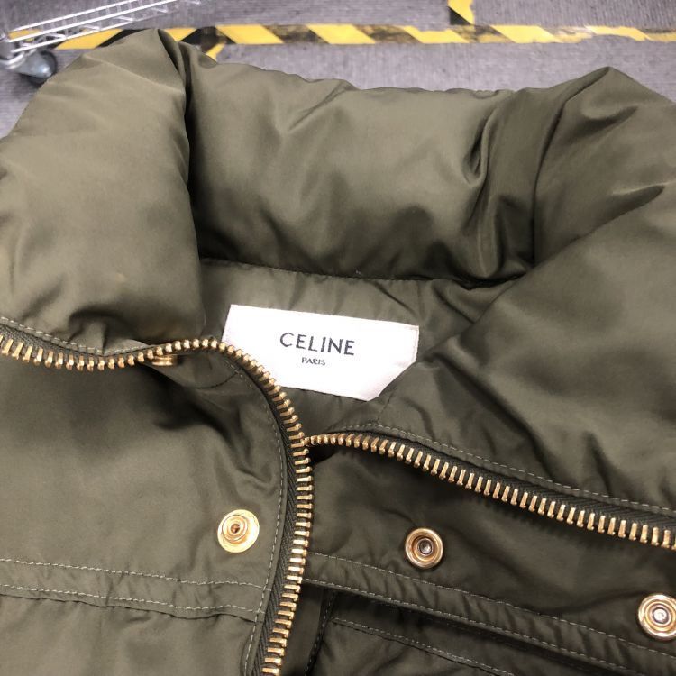 Celine Celine Olive Puffer Down Jacket Size 34 Size XS / US 0-2 / IT 36-38 - 5 Thumbnail