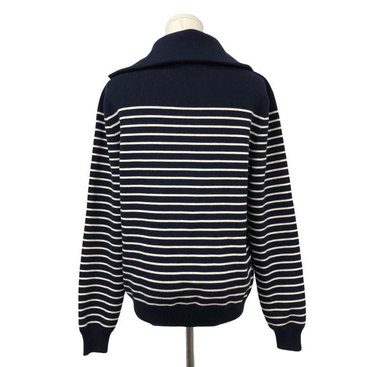 Celine Celine Striped Collared Sweater Size S Size S / US 4 / IT 40 - 2 Thumbnail