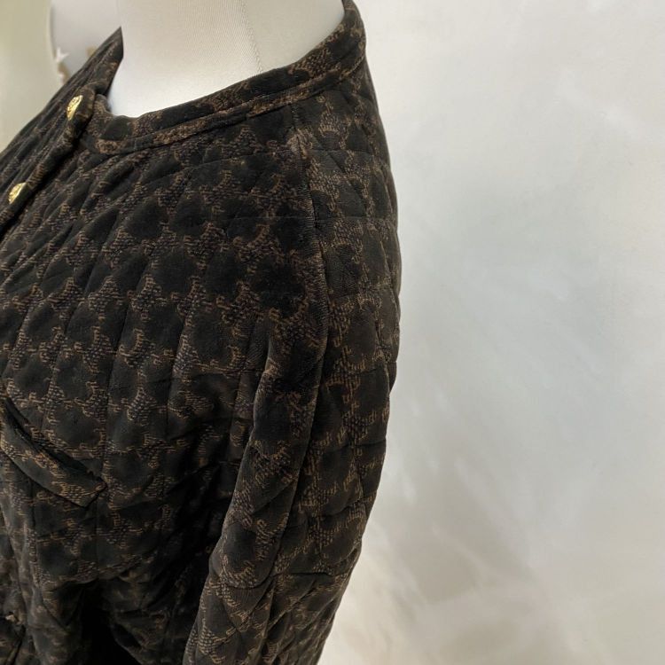 Celine Celine Triomphe Quilted Jacket Size 36 Size XS / US 0-2 / IT 36-38 - 8 Thumbnail