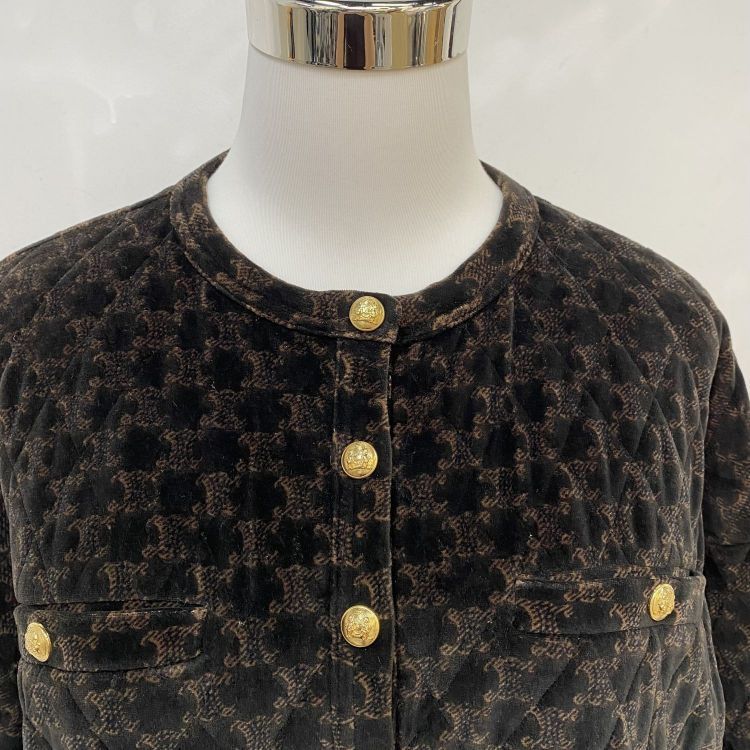 Celine Celine Triomphe Quilted Jacket Size 36 Size XS / US 0-2 / IT 36-38 - 6 Thumbnail