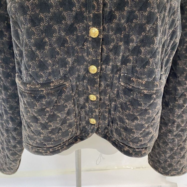 Celine Celine Triomphe Quilted Jacket Size 36 Size XS / US 0-2 / IT 36-38 - 7 Thumbnail