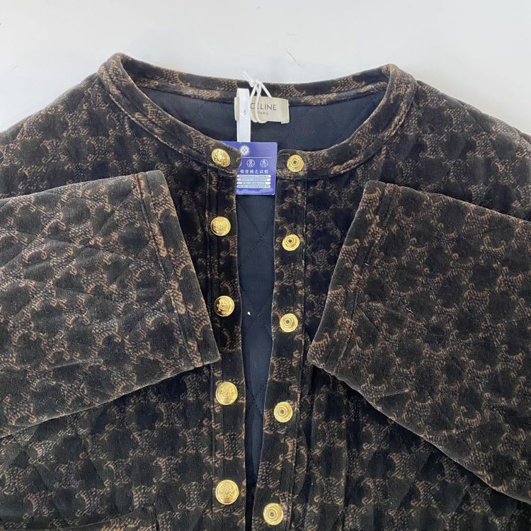 Celine Celine Triomphe Quilted Jacket Size 36 Size XS / US 0-2 / IT 36-38 - 10 Thumbnail