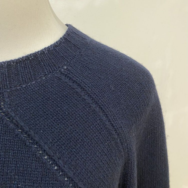 Celine Céline Navy Yak Wool Blend Sweater Size S Size S / US 4 / IT 40 - 6 Thumbnail