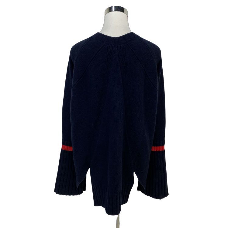 Celine Céline Navy Yak Wool Blend Sweater Size S Size S / US 4 / IT 40 - 2 Thumbnail