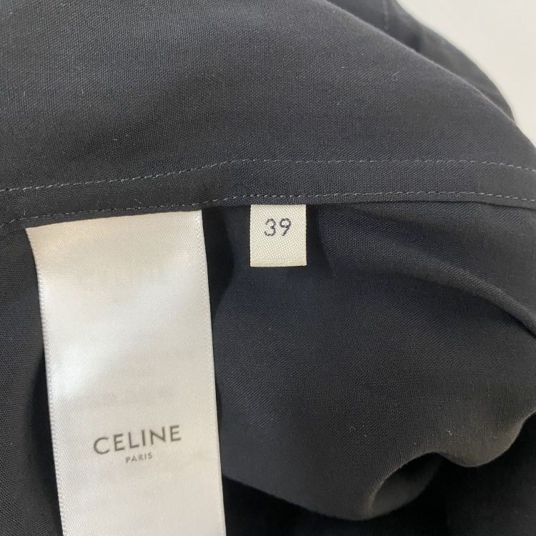 Celine Celine Floral Embroidery Short Sleeve Shirt Size 39 Size US M / EU 48-50 / 2 - 4 Thumbnail
