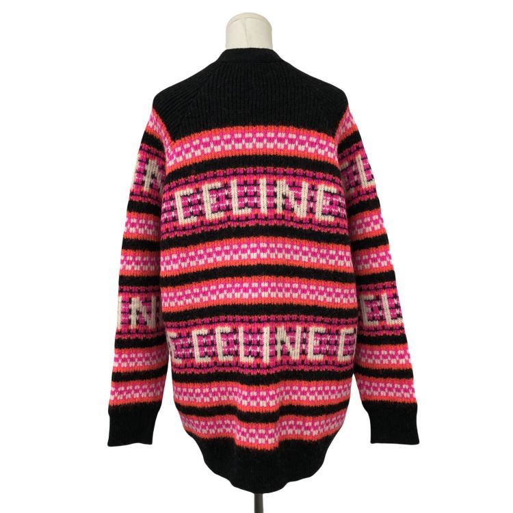 Celine Celine Logo Stripe Cardigan Size XS Size XS / US 0-2 / IT 36-38 - 2 Thumbnail