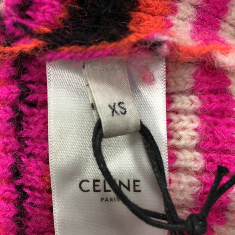 Celine Celine Logo Stripe Cardigan Size XS Size XS / US 0-2 / IT 36-38 - 4 Thumbnail