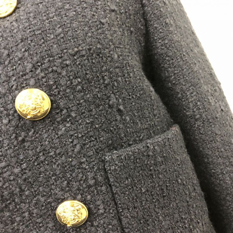 Celine Celine Navy Wool Tweed Jacket Size 38 Size S / US 4 / IT 40 - 11 Thumbnail