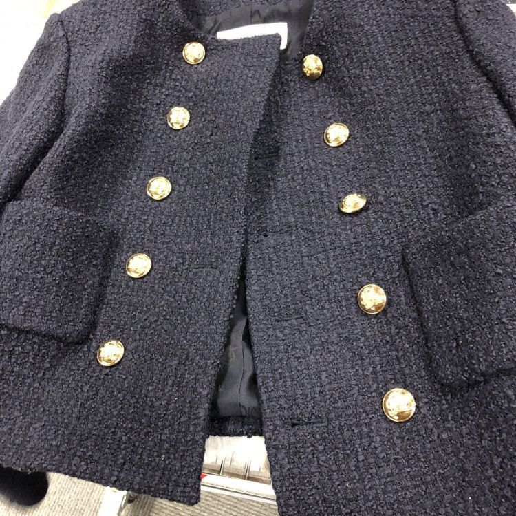 Celine Celine Navy Wool Tweed Jacket Size 38 Size S / US 4 / IT 40 - 7 Thumbnail