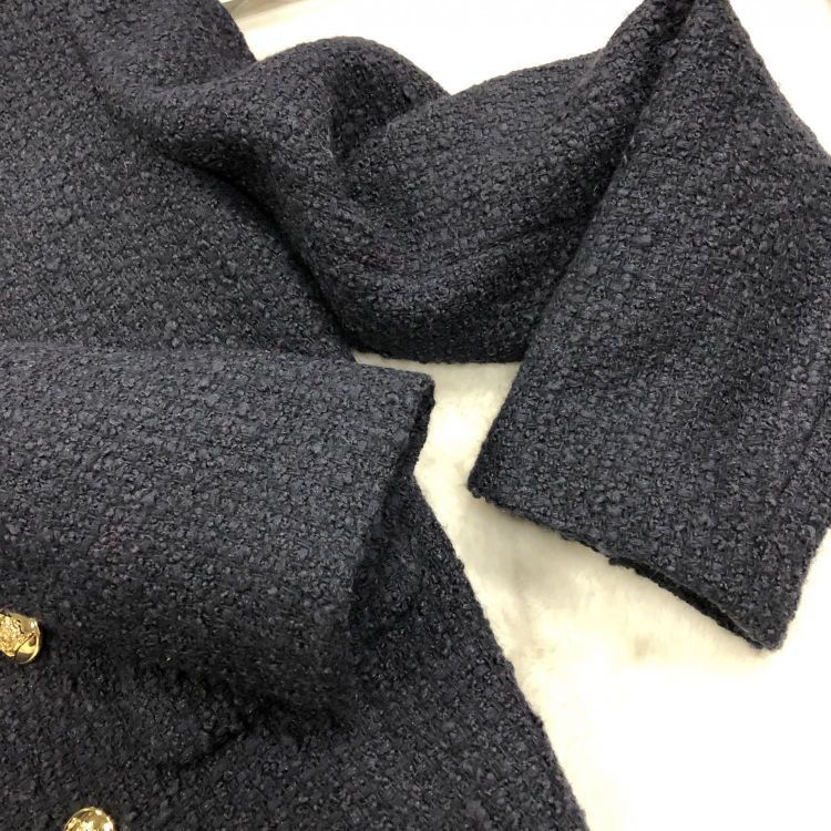 Celine Celine Navy Wool Tweed Jacket Size 38 Size S / US 4 / IT 40 - 8 Thumbnail