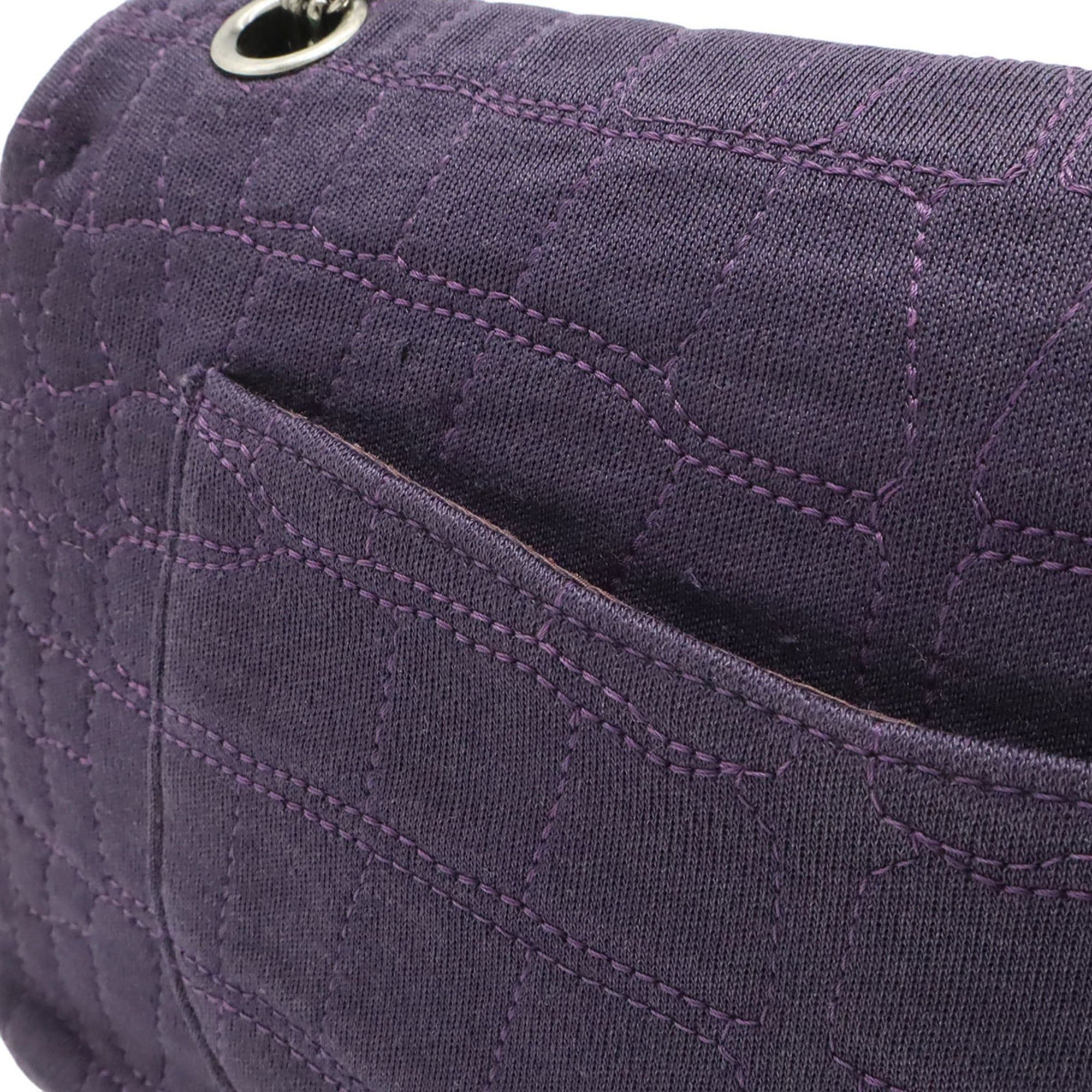 Chanel CHANEL 2.55 Shoulder Bag, Chain Shoulder, Canvas Cotton, Purple Size ONE SIZE - 9 Thumbnail