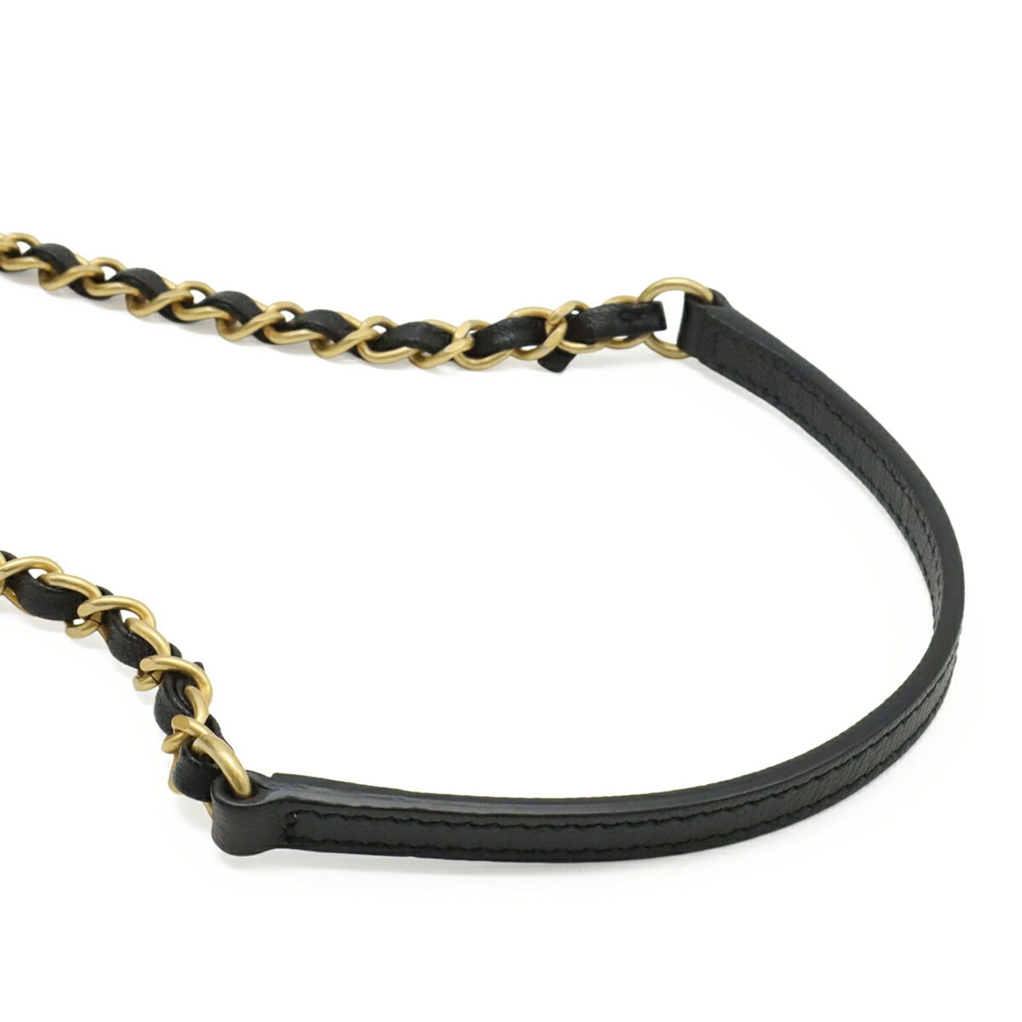 Chanel CHANEL Matelassé Coco Mark Chain Shoulder Bag Handbag Caviar Leather Black AS4286 Size ONE SIZE - 7 Thumbnail
