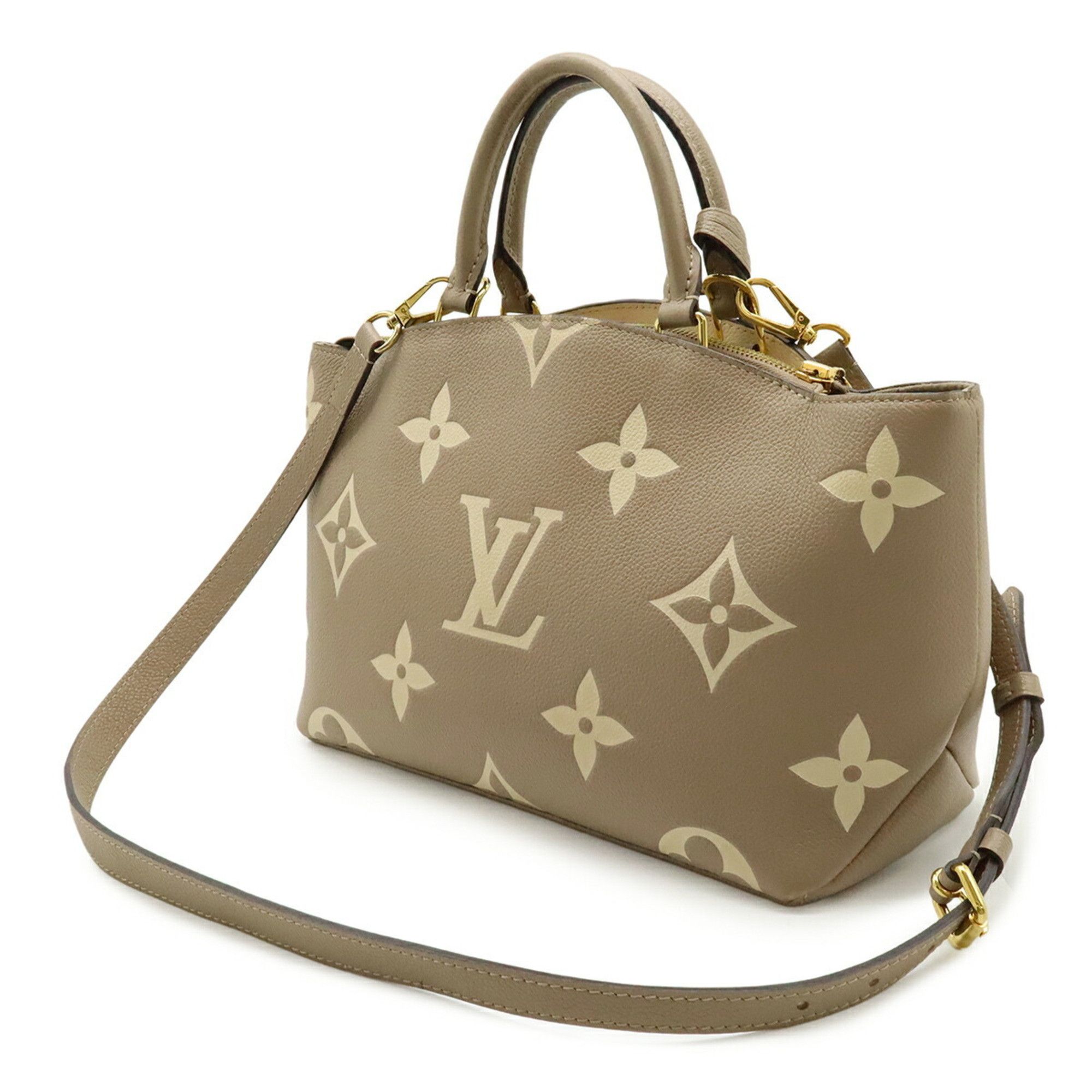 Louis Vuitton Louis Vuitton Monogram Empreinte Petit Palais PM Handbag Shoulder Bag Tourtrell Cream M58914 Size ONE SIZE - 3 Thumbnail