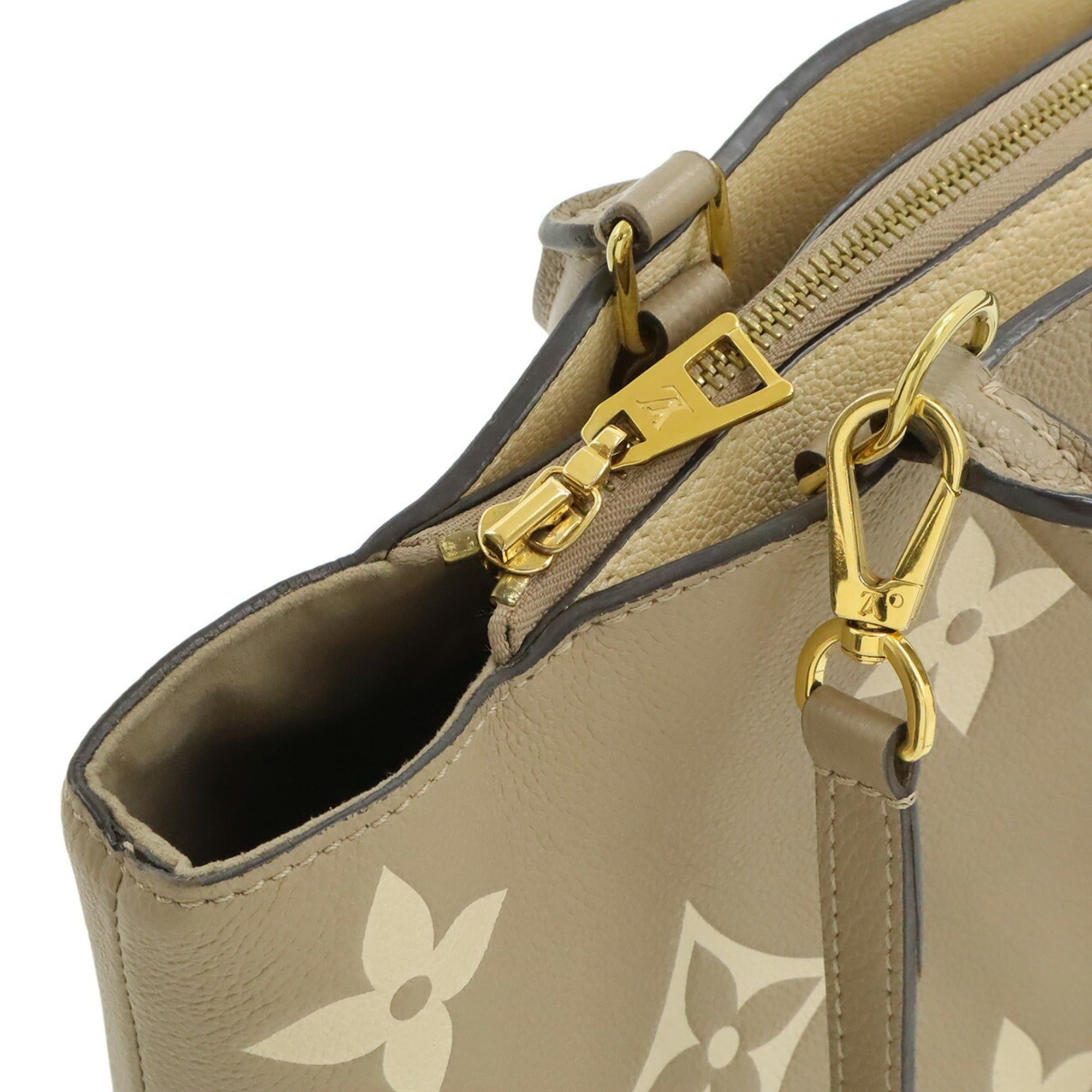 Louis Vuitton Louis Vuitton Monogram Empreinte Petit Palais PM Handbag Shoulder Bag Tourtrell Cream M58914 Size ONE SIZE - 6 Thumbnail