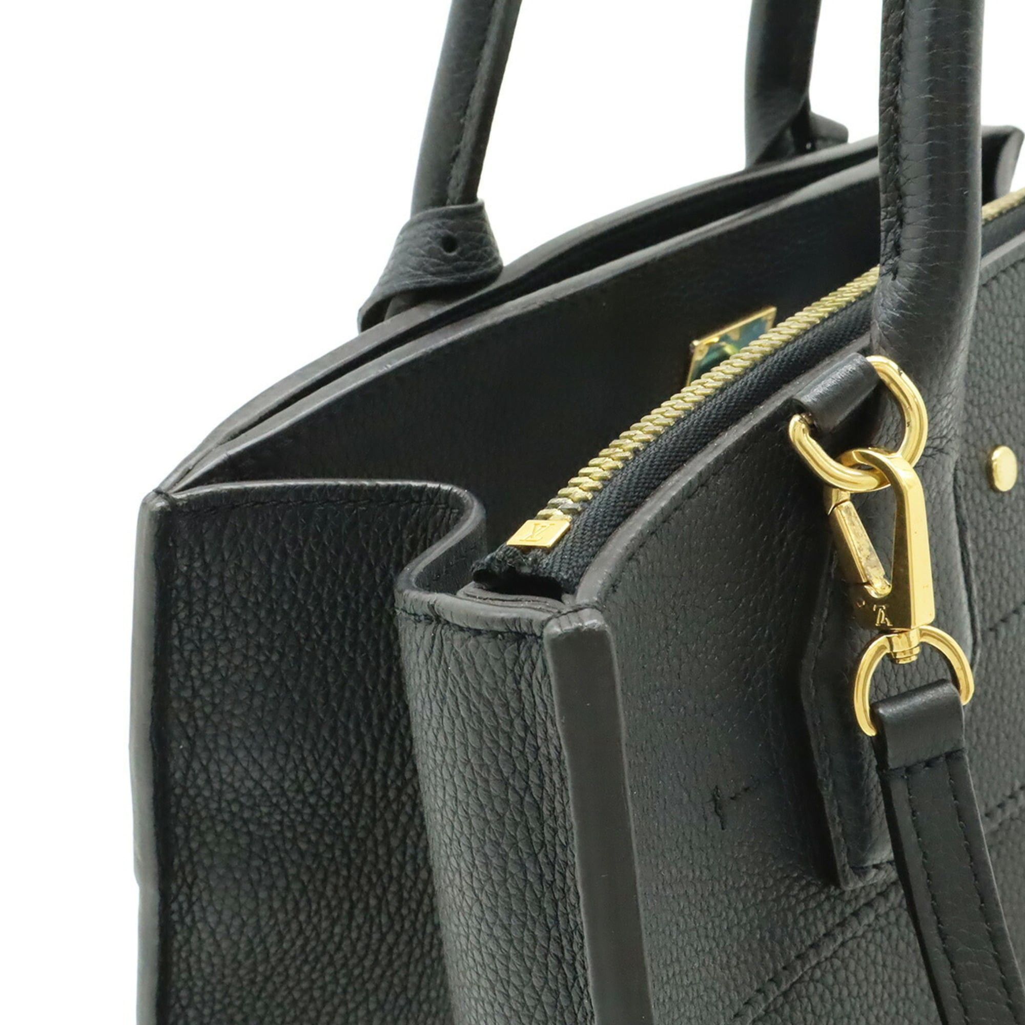 Louis Vuitton LOUIS VUITTON City Steamer PM Handbag Shoulder Bag Leather Noir Black M51028 Size ONE SIZE - 7 Thumbnail