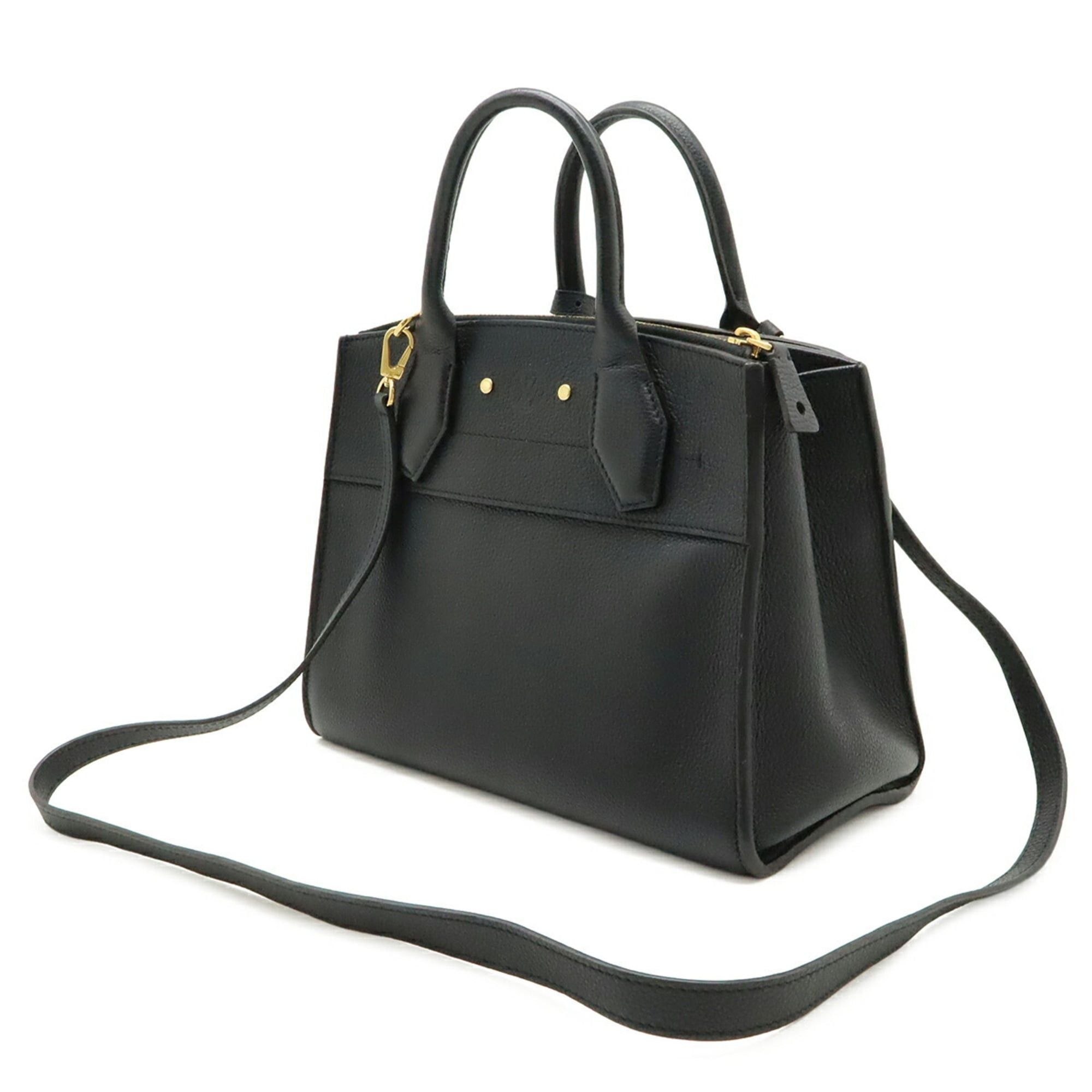 Louis Vuitton LOUIS VUITTON City Steamer PM Handbag Shoulder Bag Leather Noir Black M51028 Size ONE SIZE - 3 Thumbnail