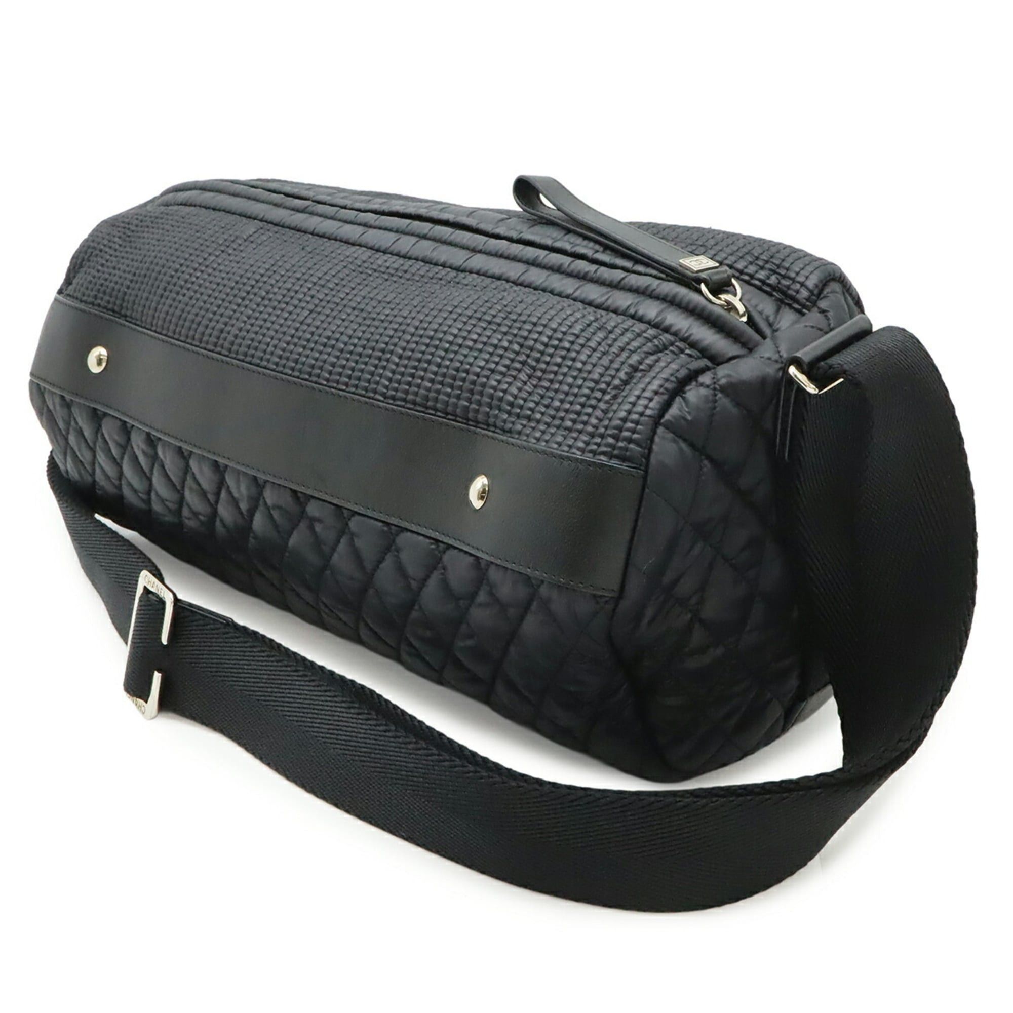 Chanel CHANEL Sport Line Coco Mark Shoulder Bag/Handbag, Quilted Nylon, Black Size ONE SIZE - 3 Thumbnail