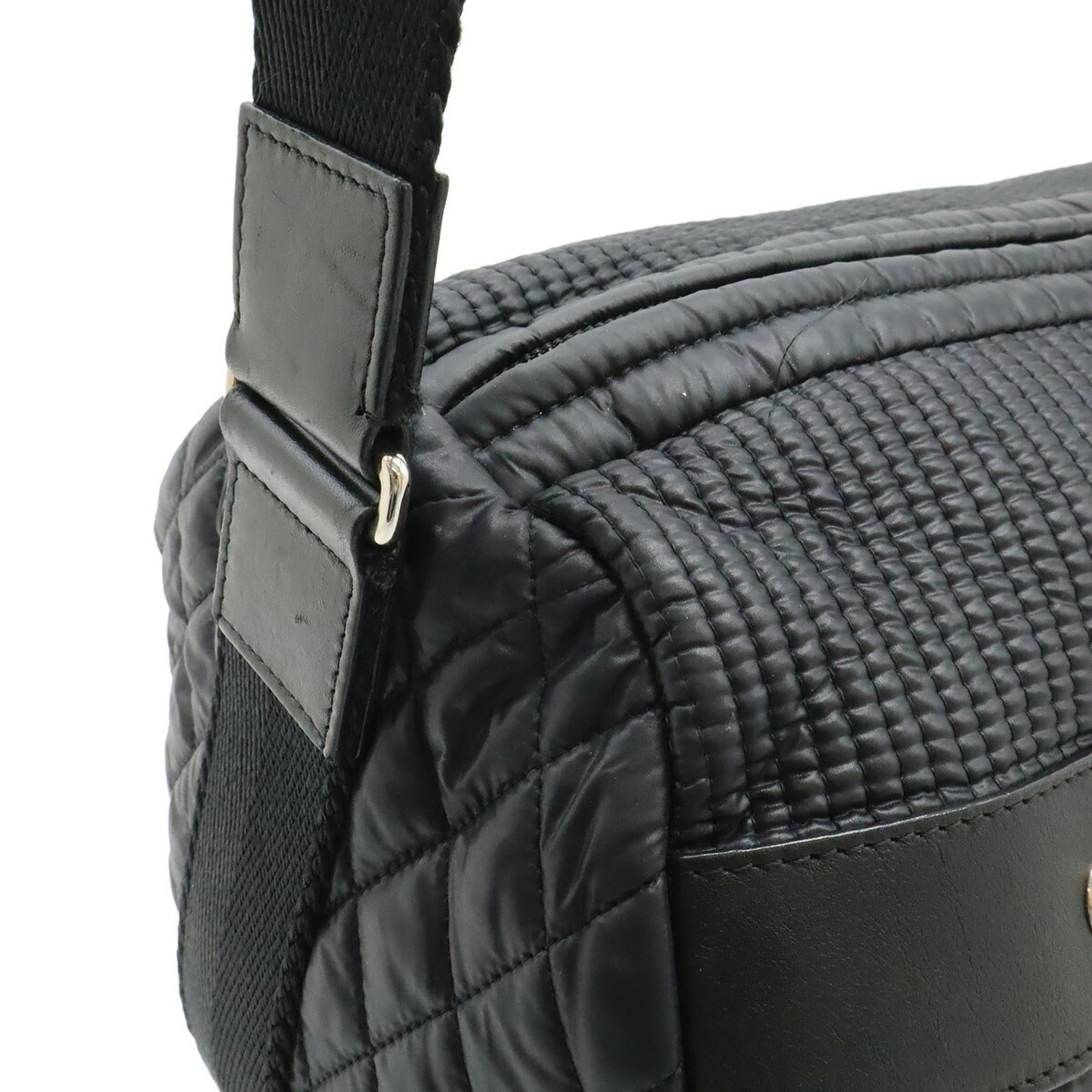 Chanel CHANEL Sport Line Coco Mark Shoulder Bag/Handbag, Quilted Nylon, Black Size ONE SIZE - 5 Thumbnail
