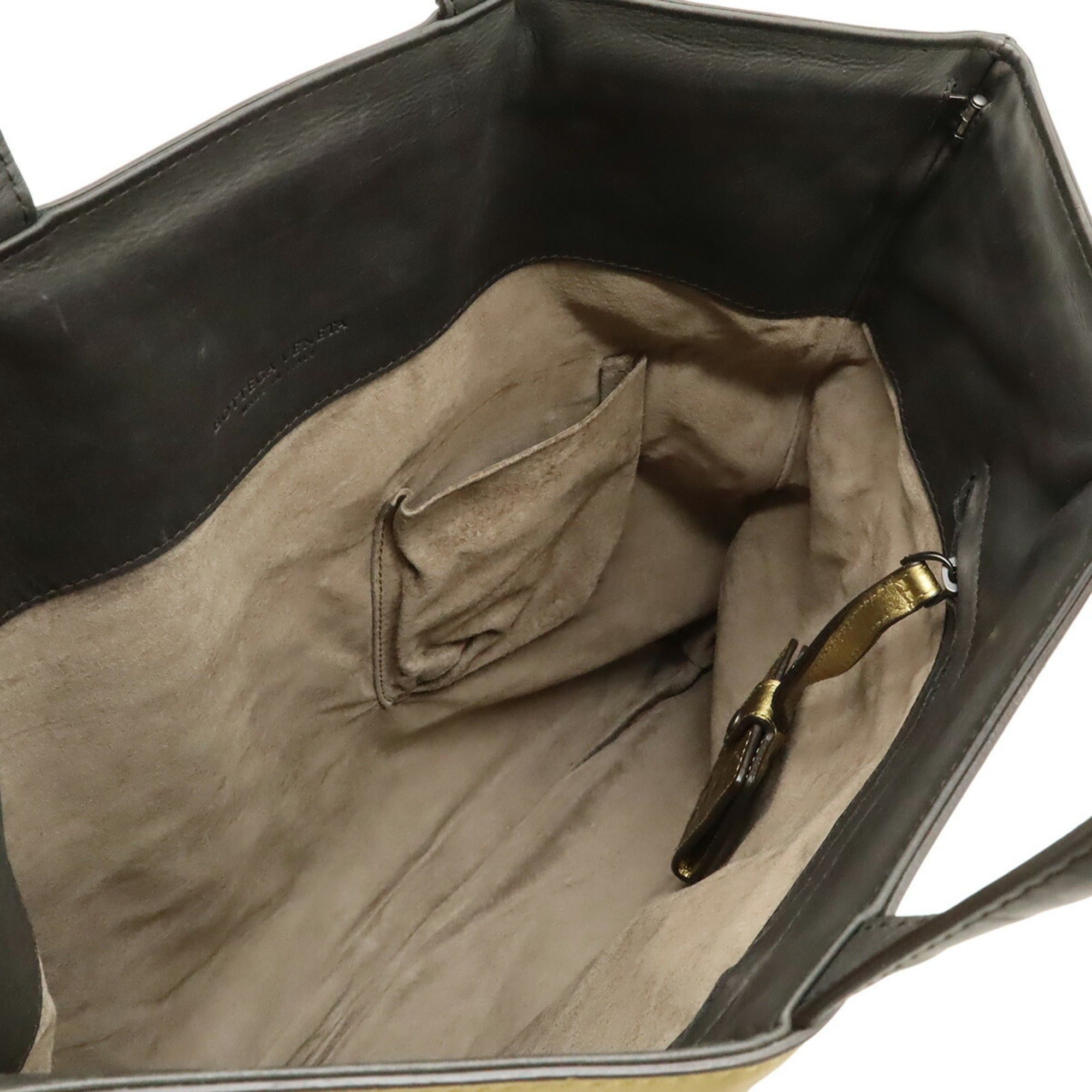 Bottega Veneta BOTTEGA VENETA Tote Bag Shoulder Handbag Leather Dark Brown Gold Size ONE SIZE - 8 Thumbnail