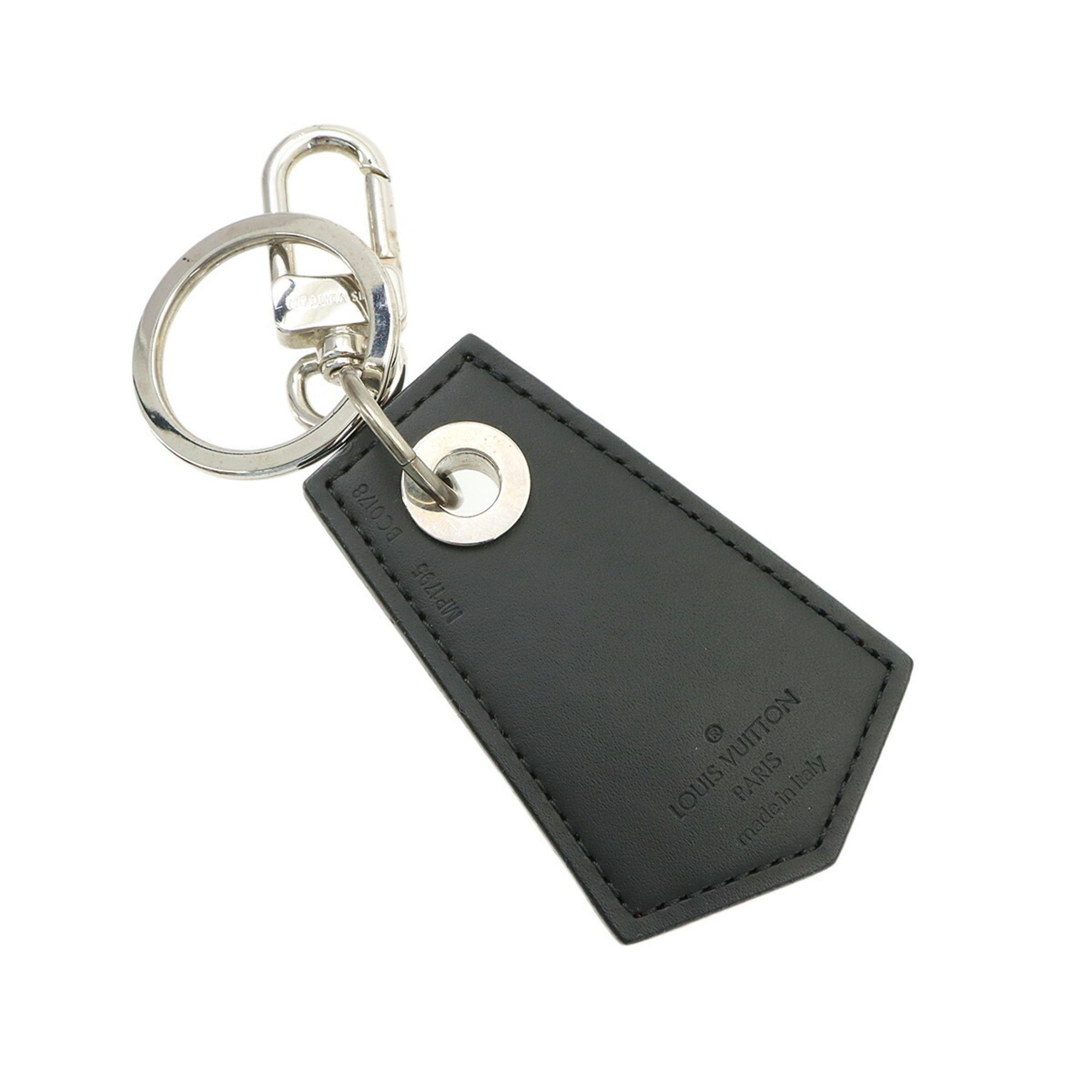 Louis Vuitton Louis Vuitton Monogram Eclipse Keychain Anschappe MP1795 Keyring Silver Hardware Size ONE SIZE - 2 Thumbnail