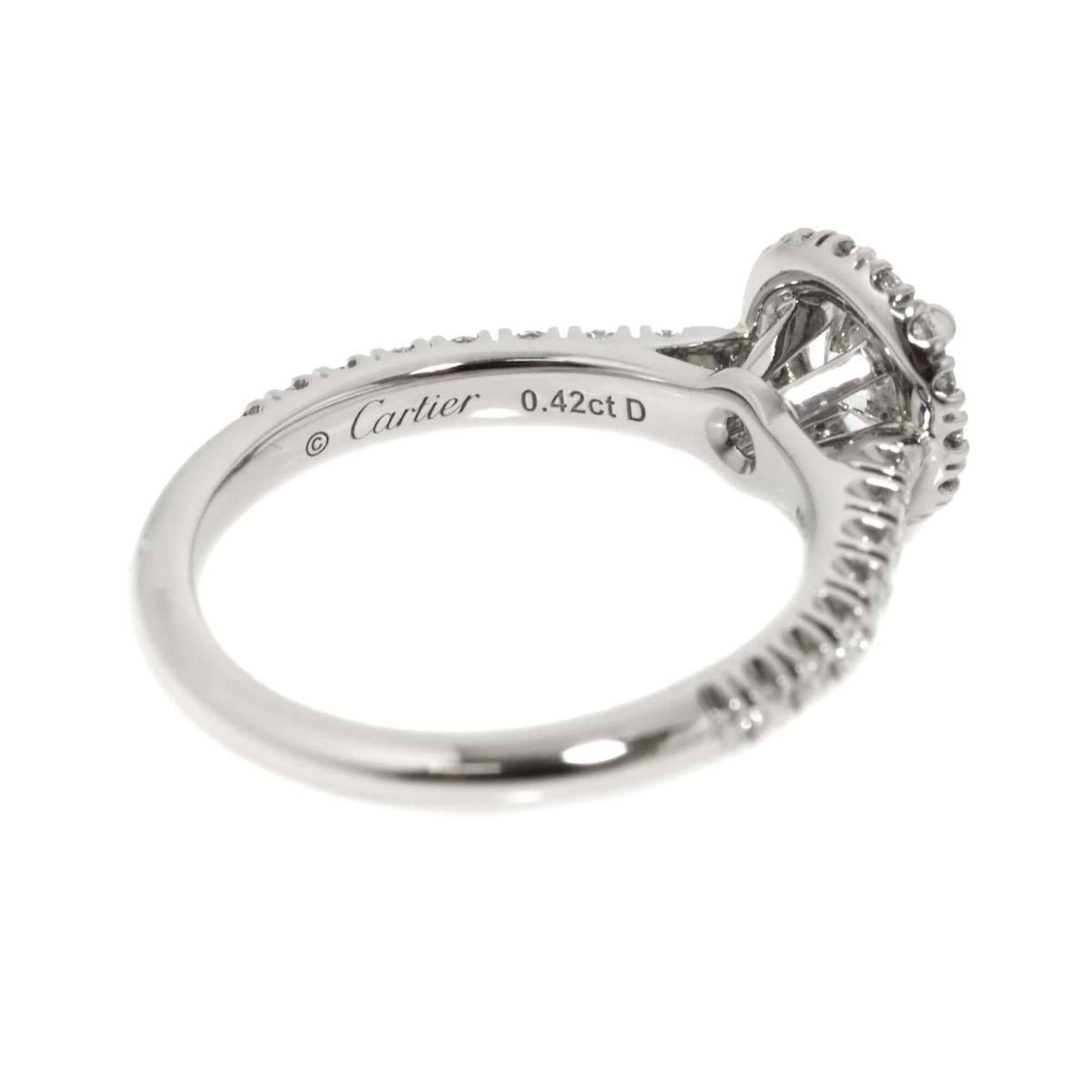 Cartier Cartier Destinee Ring, 0.42ct Diamond, E VVS1, 3EX, Size 48, Platinum. Size ONE SIZE - 2 Thumbnail