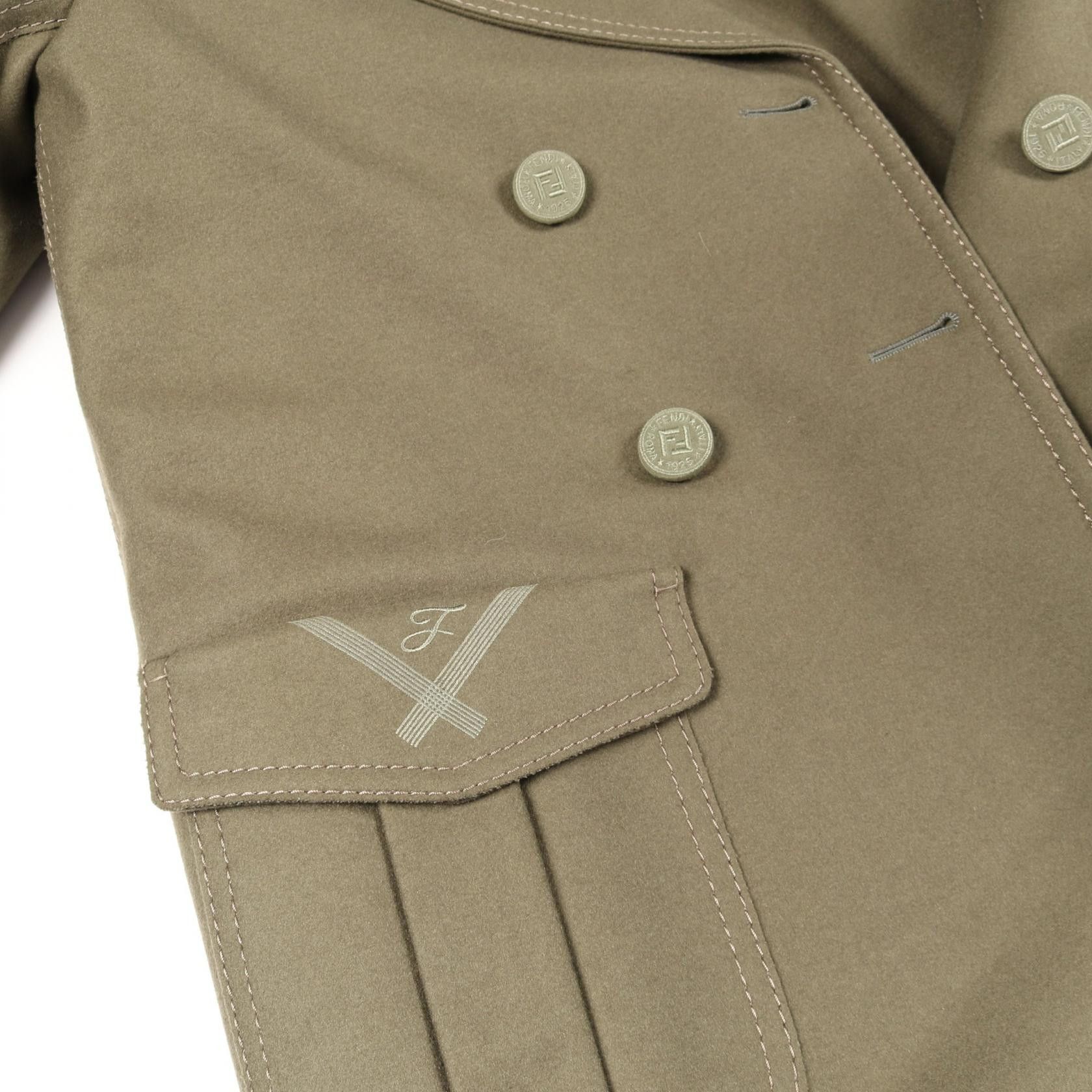 Fendi Fendi Fendi Wool Cashmere Coat Textile Outerwear DUTY FREE for USA Size ONE SIZE - 8 Thumbnail